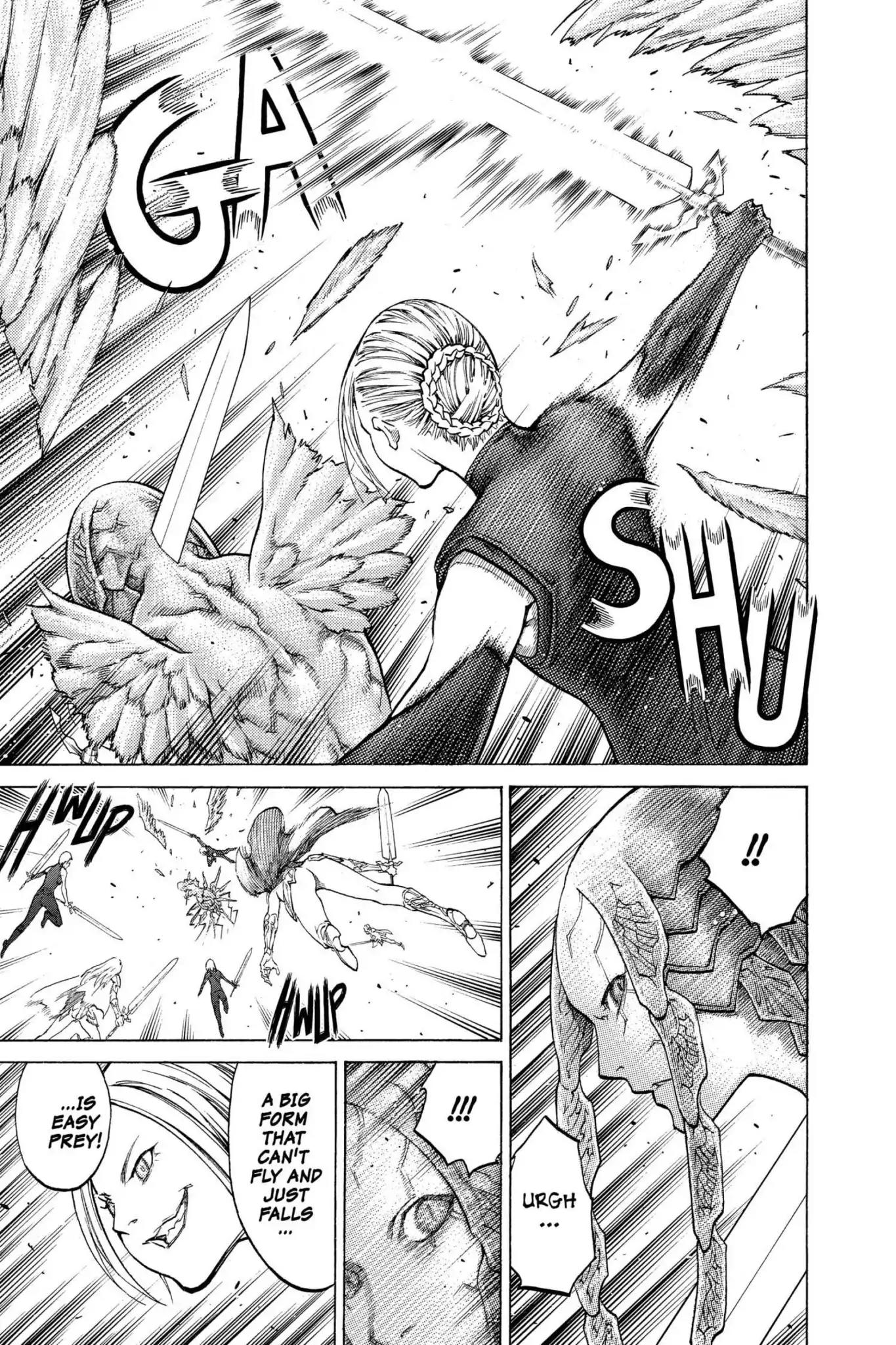 Claymore Chapter 122 page 10 - Chapter 122: Vol.22 Scene 122: Claws and Fangs of the Abyss, Part 3