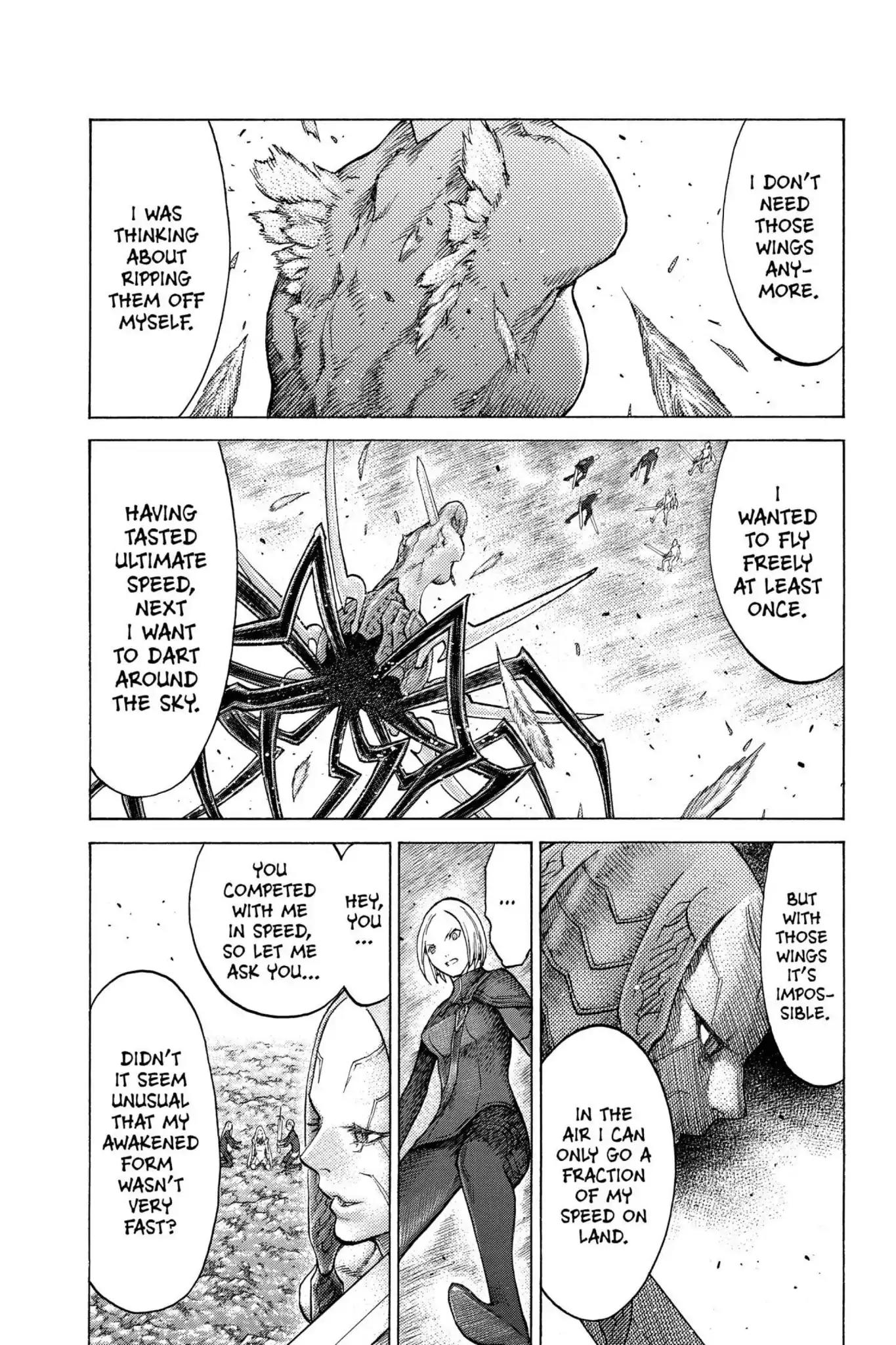 Claymore Chapter 122 page 12 - Chapter 122: Vol.22 Scene 122: Claws and Fangs of the Abyss, Part 3