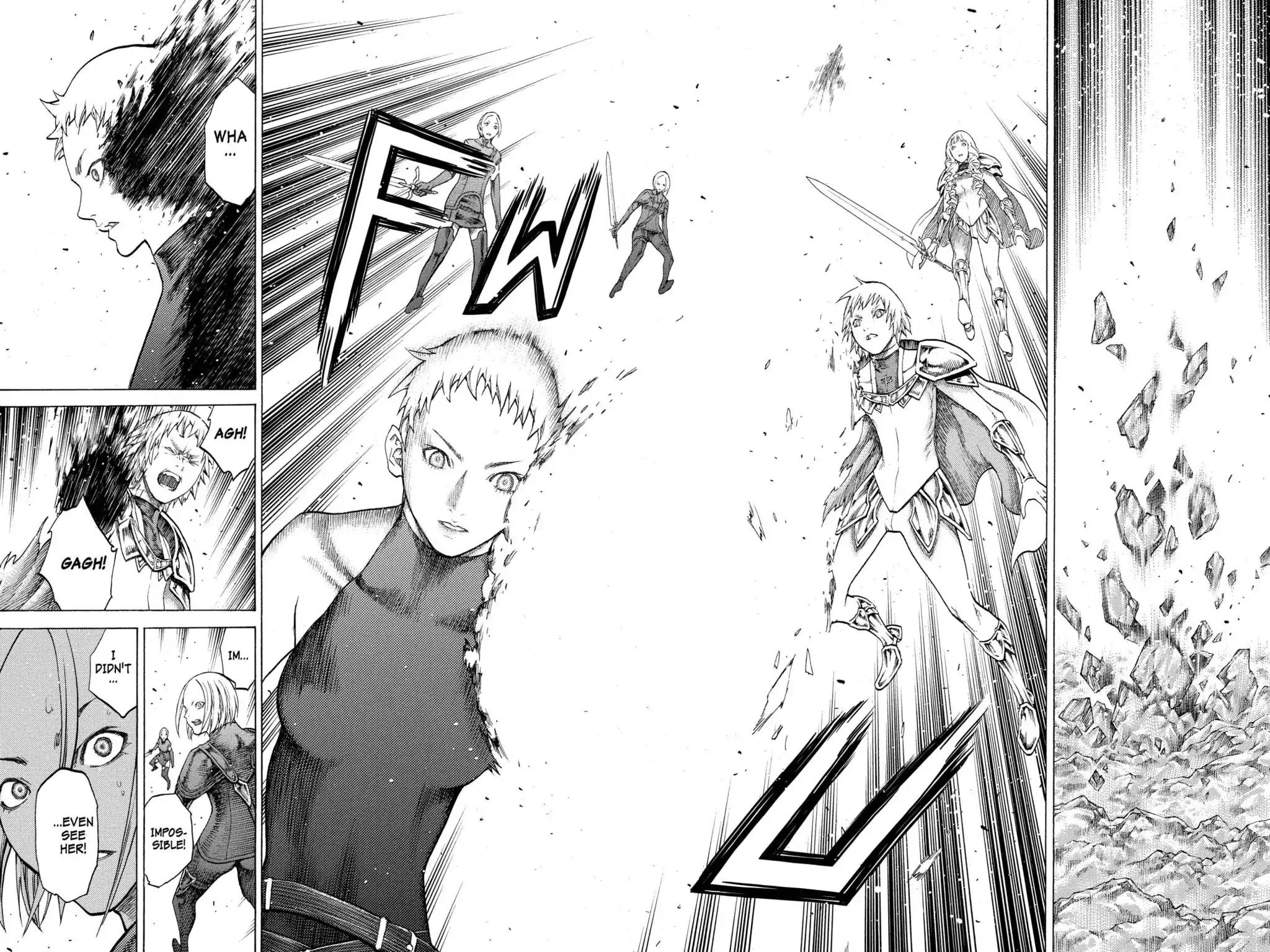 Claymore Chapter 122 page 16 - Chapter 122: Vol.22 Scene 122: Claws and Fangs of the Abyss, Part 3