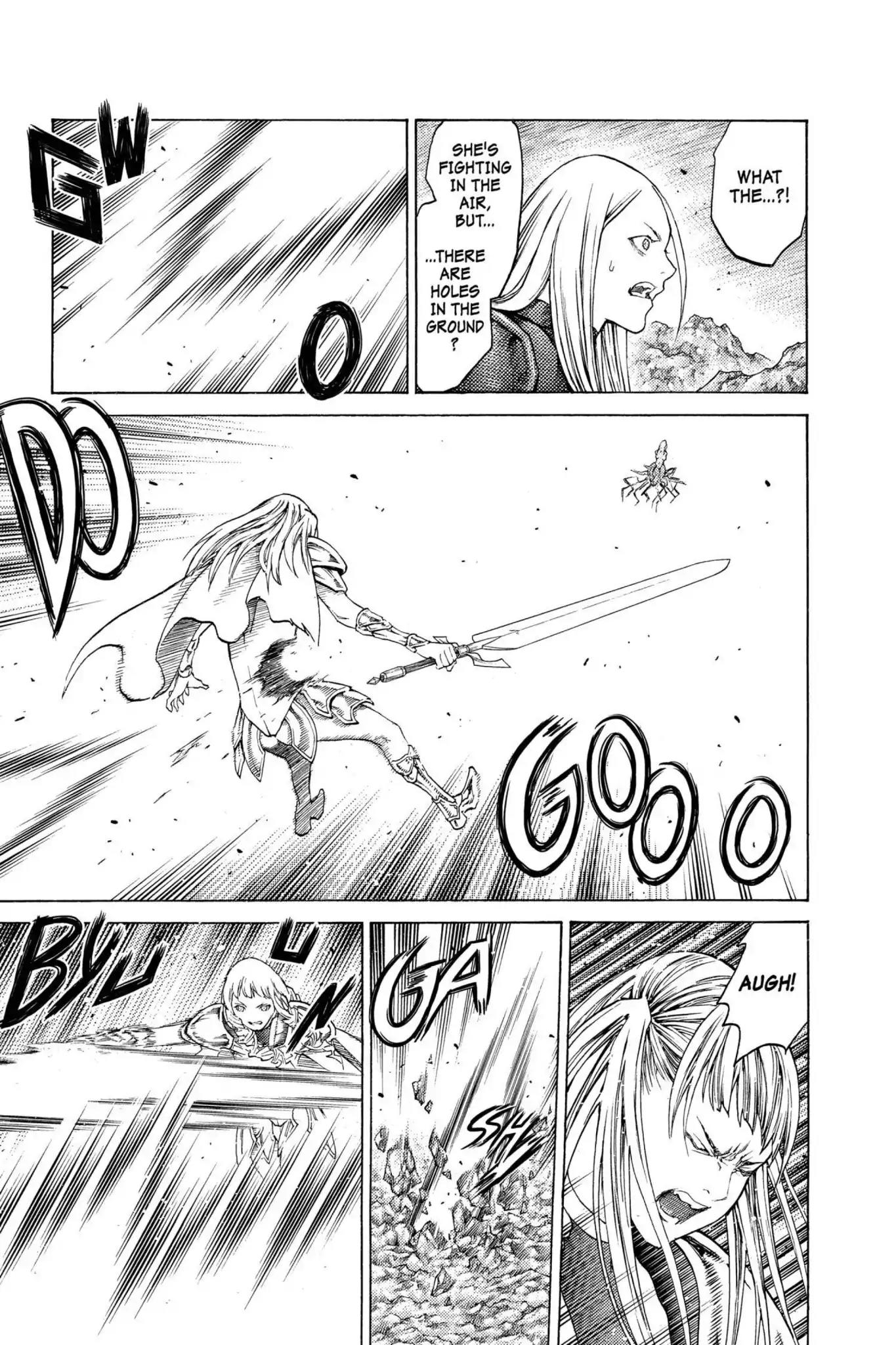 Claymore Chapter 122 page 18 - Chapter 122: Vol.22 Scene 122: Claws and Fangs of the Abyss, Part 3