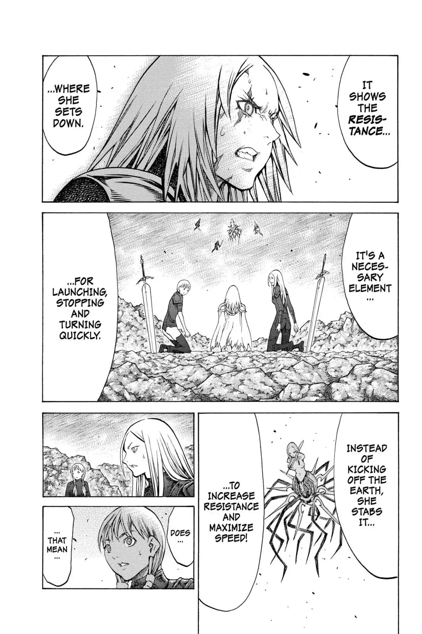 Claymore Chapter 122 page 19 - Chapter 122: Vol.22 Scene 122: Claws and Fangs of the Abyss, Part 3