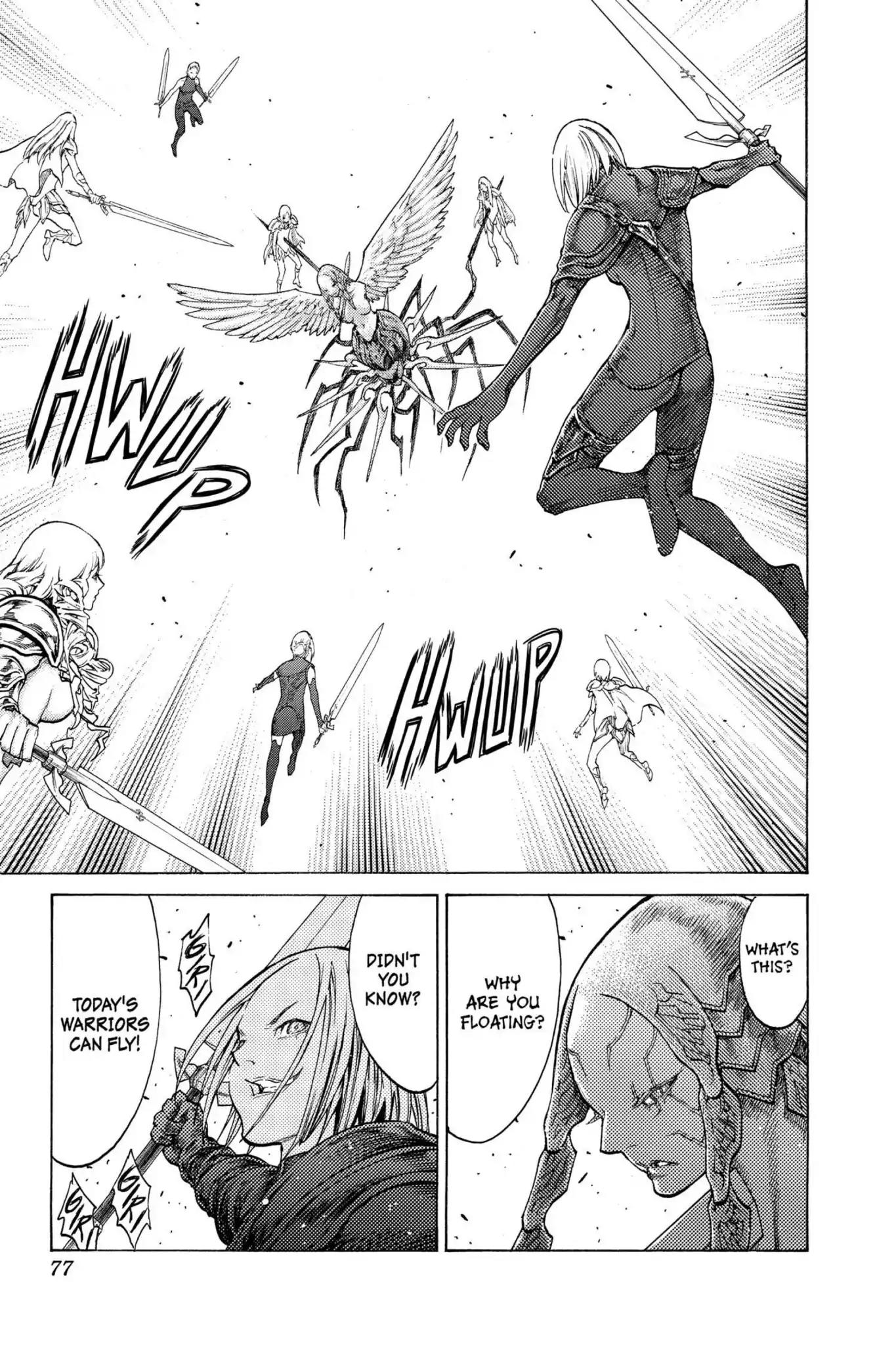 Claymore Chapter 122 page 6 - Chapter 122: Vol.22 Scene 122: Claws and Fangs of the Abyss, Part 3