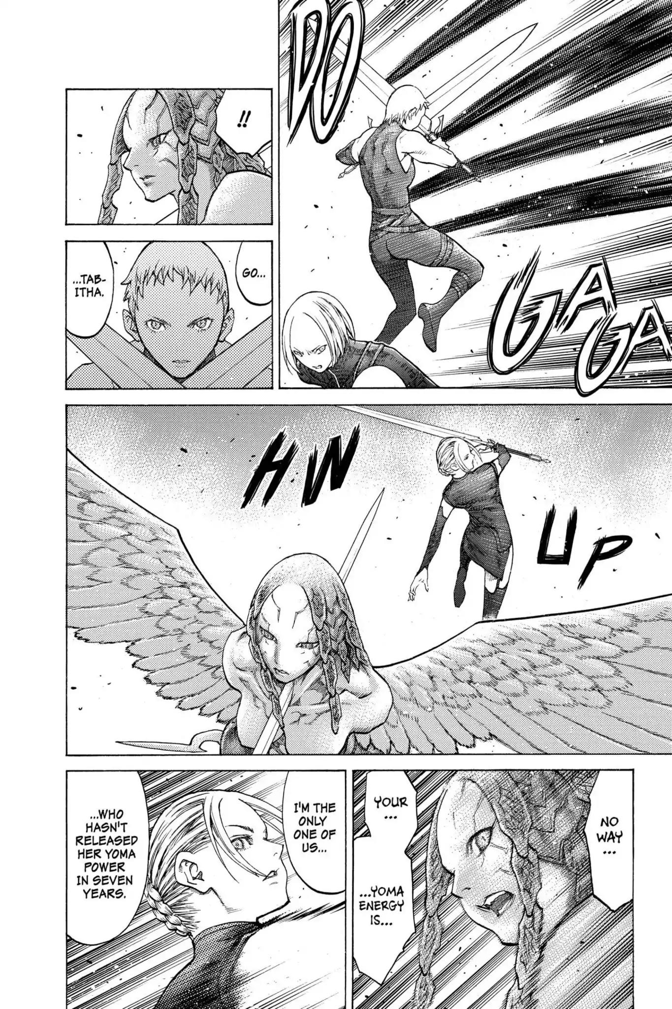 Claymore Chapter 122 page 9 - Chapter 122: Vol.22 Scene 122: Claws and Fangs of the Abyss, Part 3
