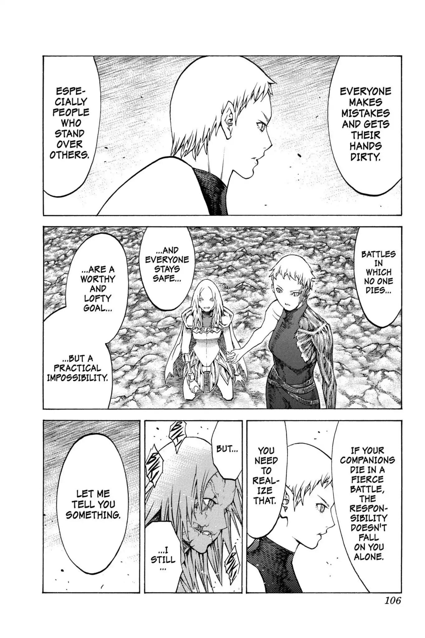 Claymore Chapter 123 page 12 - Chapter 123: Vol.22 Scene 123: Claws and Fangs of the Abyss, Part 4