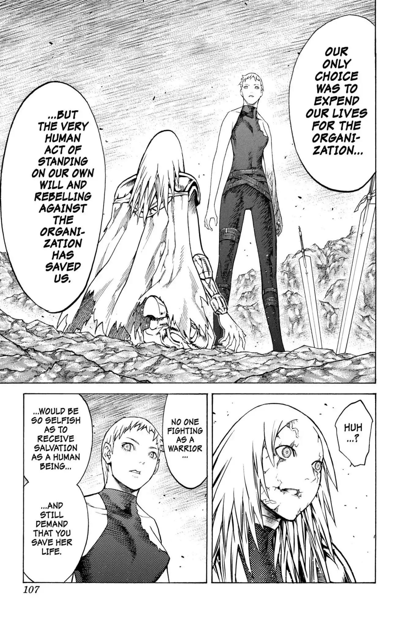 Claymore Chapter 123 page 13 - Chapter 123: Vol.22 Scene 123: Claws and Fangs of the Abyss, Part 4