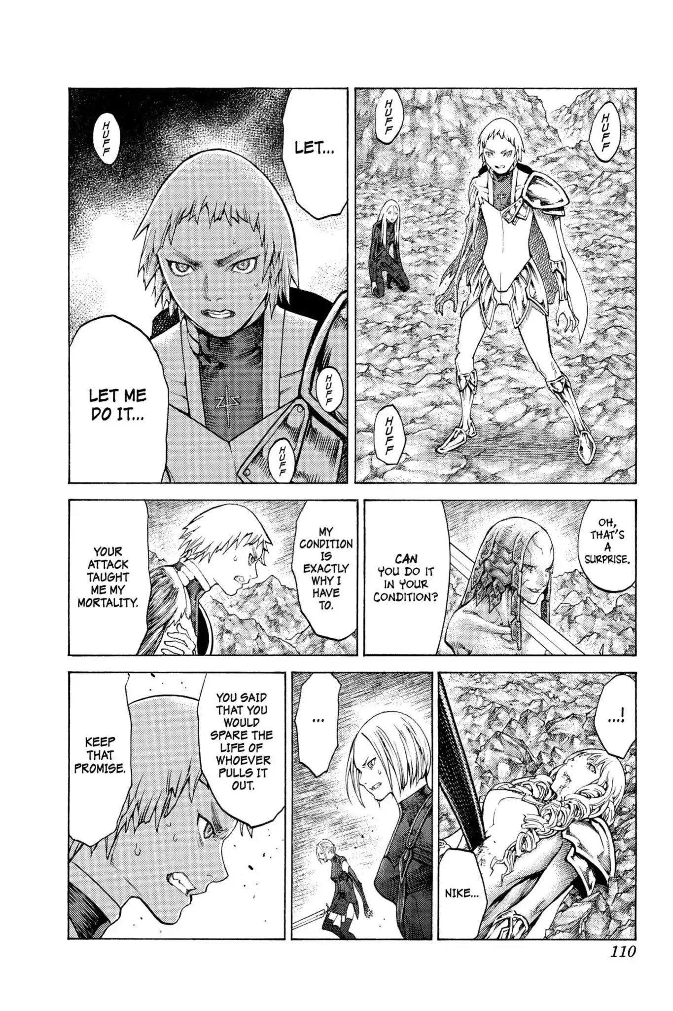 Claymore Chapter 123 page 16 - Chapter 123: Vol.22 Scene 123: Claws and Fangs of the Abyss, Part 4
