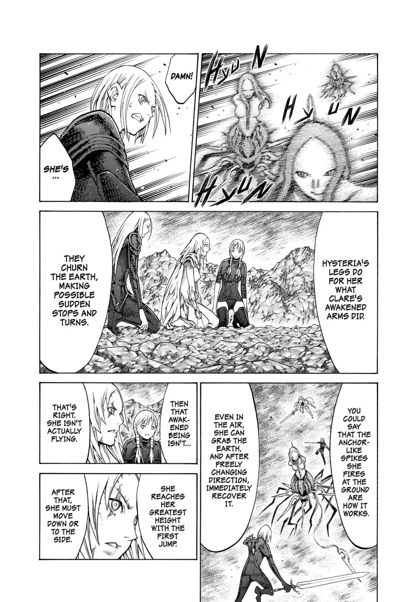 Claymore Chapter 123 page 2 - Chapter 123: Vol.22 Scene 123: Claws and Fangs of the Abyss, Part 4