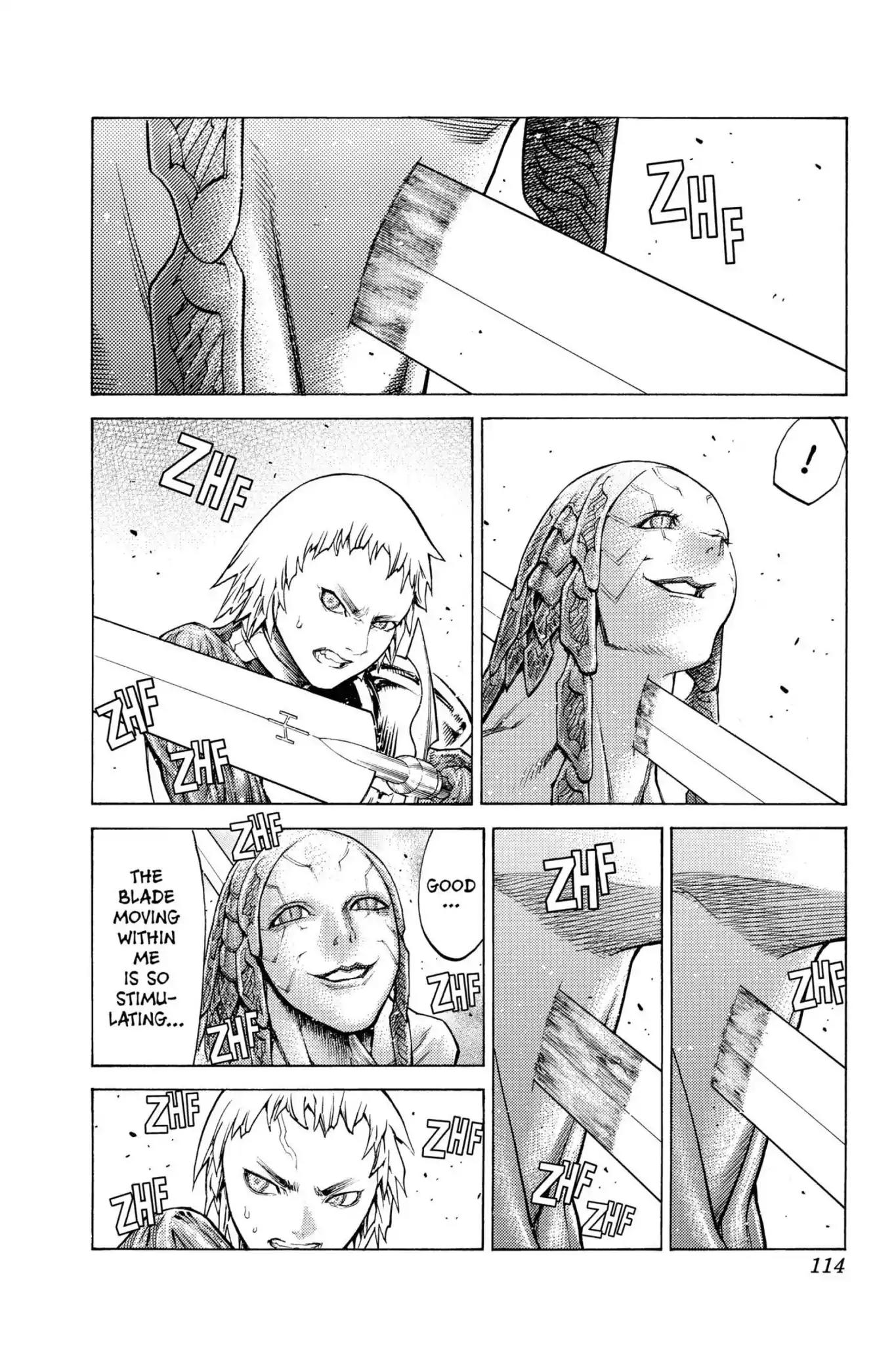Claymore Chapter 123 page 20 - Chapter 123: Vol.22 Scene 123: Claws and Fangs of the Abyss, Part 4