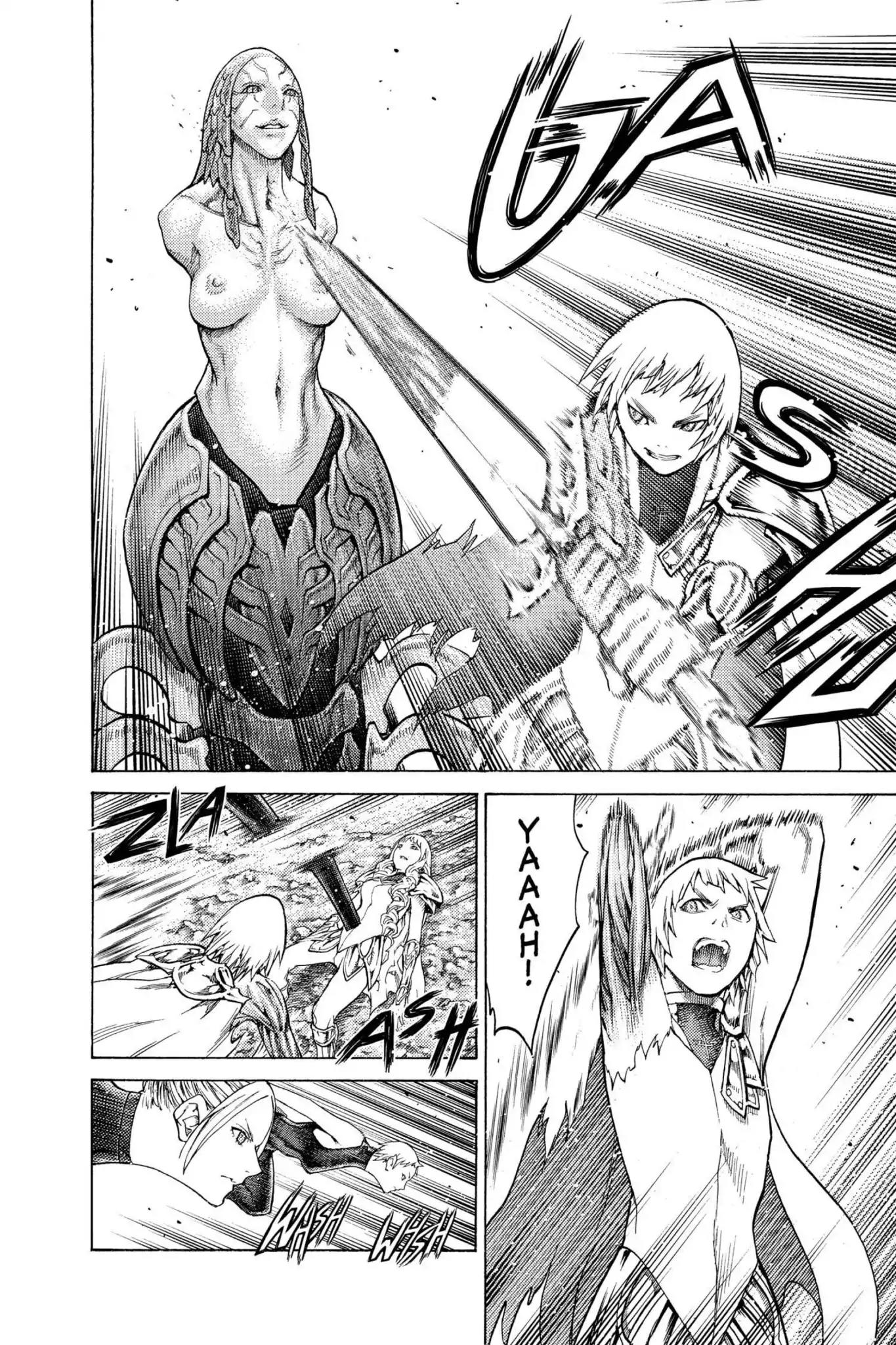 Claymore Chapter 123 page 22 - Chapter 123: Vol.22 Scene 123: Claws and Fangs of the Abyss, Part 4