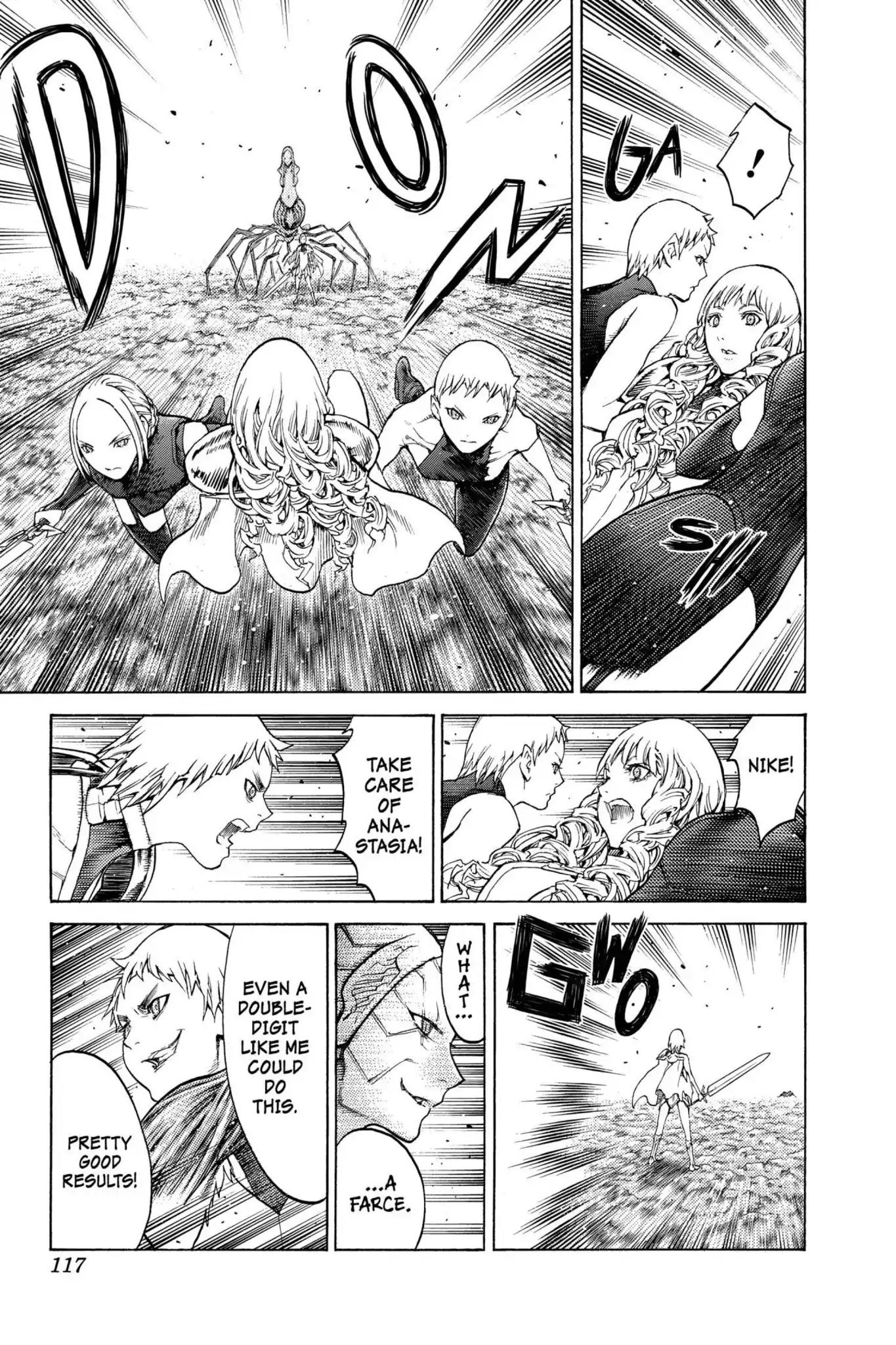 Claymore Chapter 123 page 23 - Chapter 123: Vol.22 Scene 123: Claws and Fangs of the Abyss, Part 4