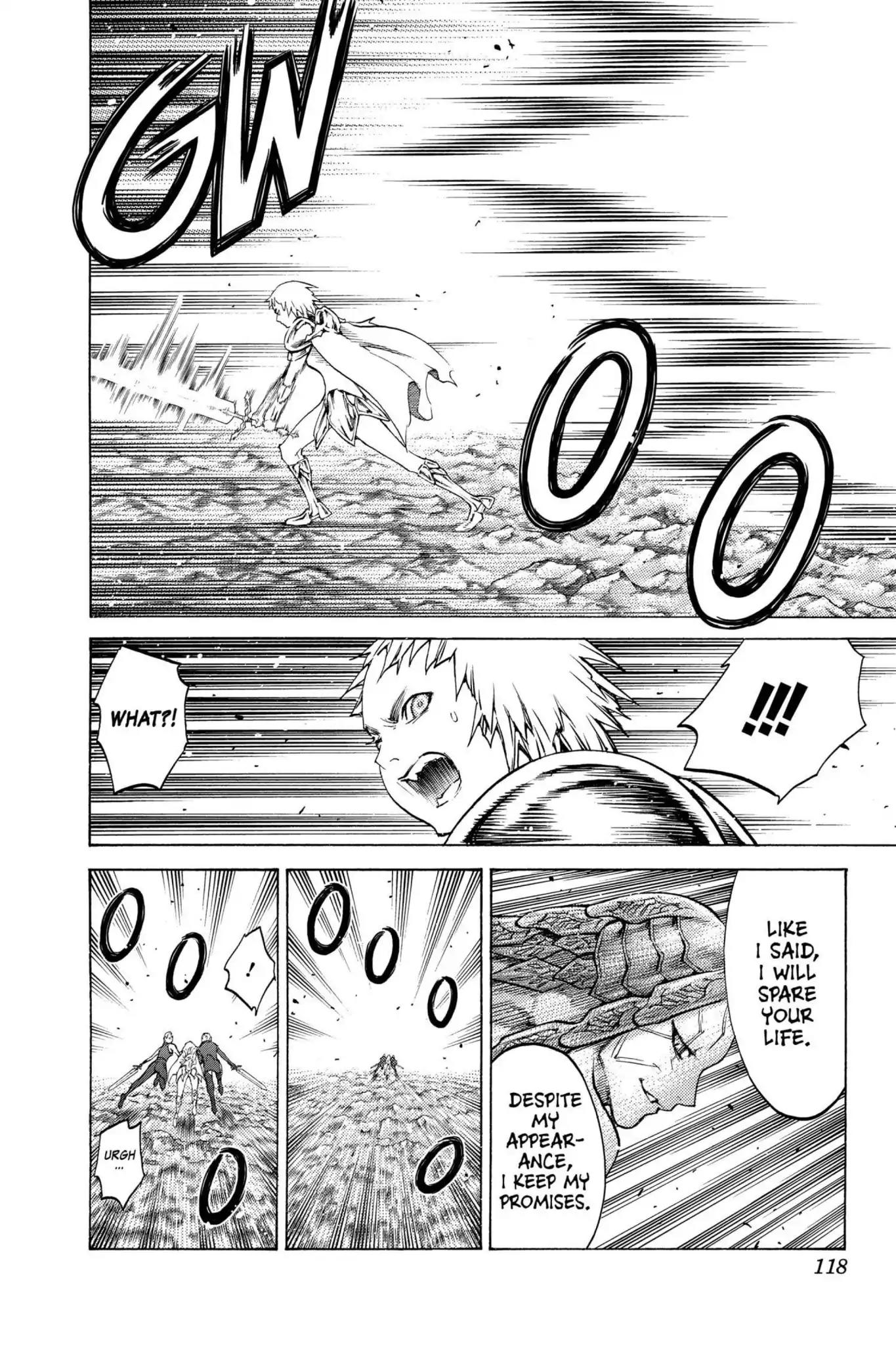 Claymore Chapter 123 page 24 - Chapter 123: Vol.22 Scene 123: Claws and Fangs of the Abyss, Part 4