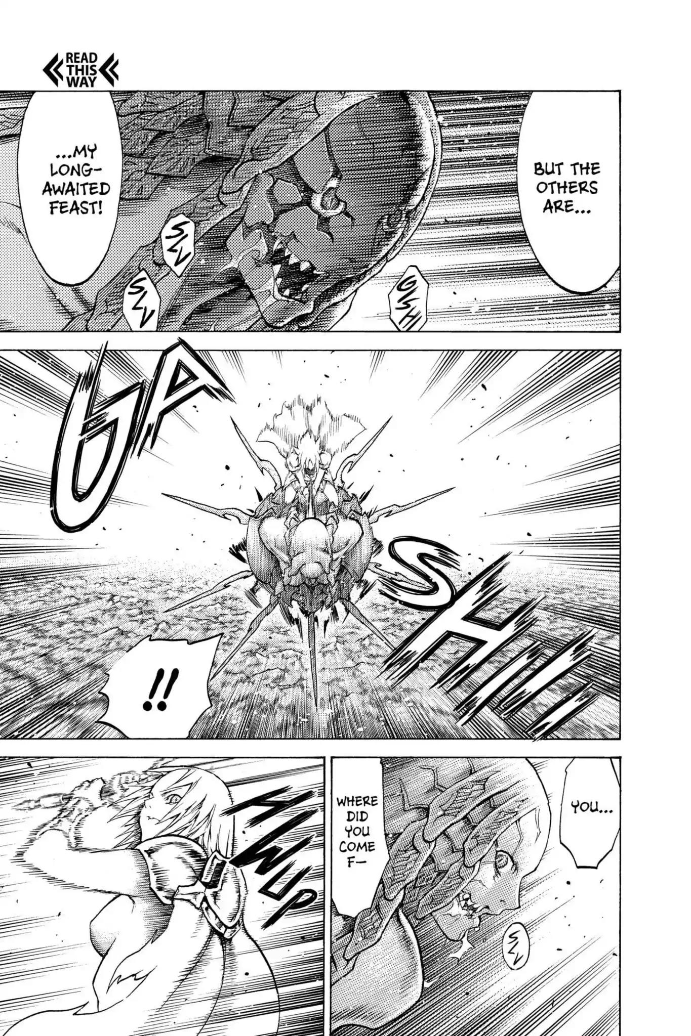 Claymore Chapter 123 page 25 - Chapter 123: Vol.22 Scene 123: Claws and Fangs of the Abyss, Part 4