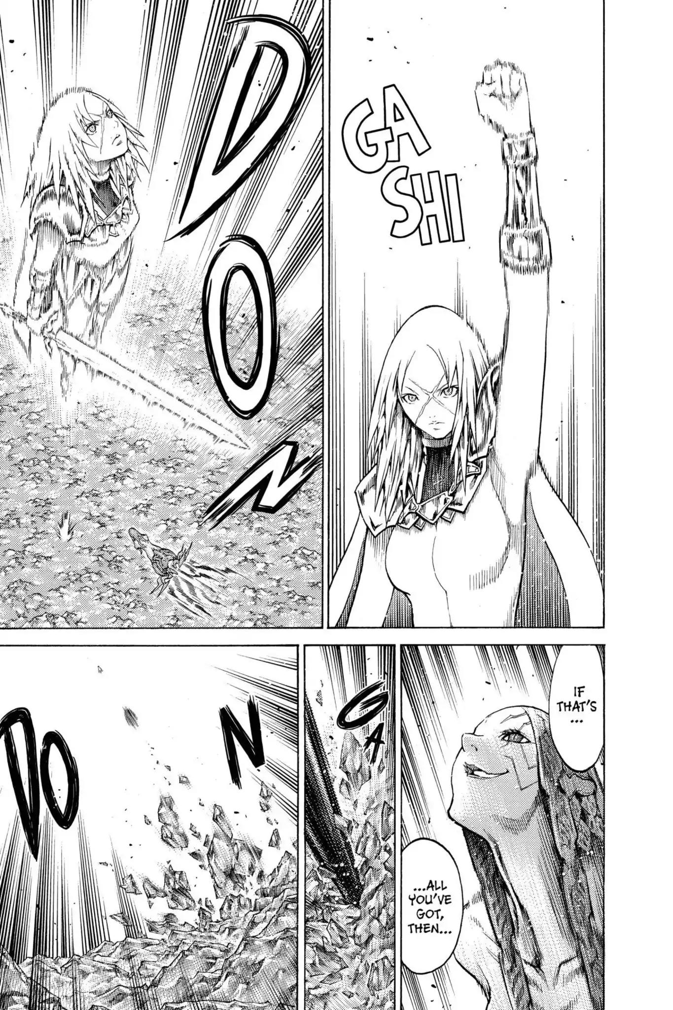 Claymore Chapter 123 page 27 - Chapter 123: Vol.22 Scene 123: Claws and Fangs of the Abyss, Part 4