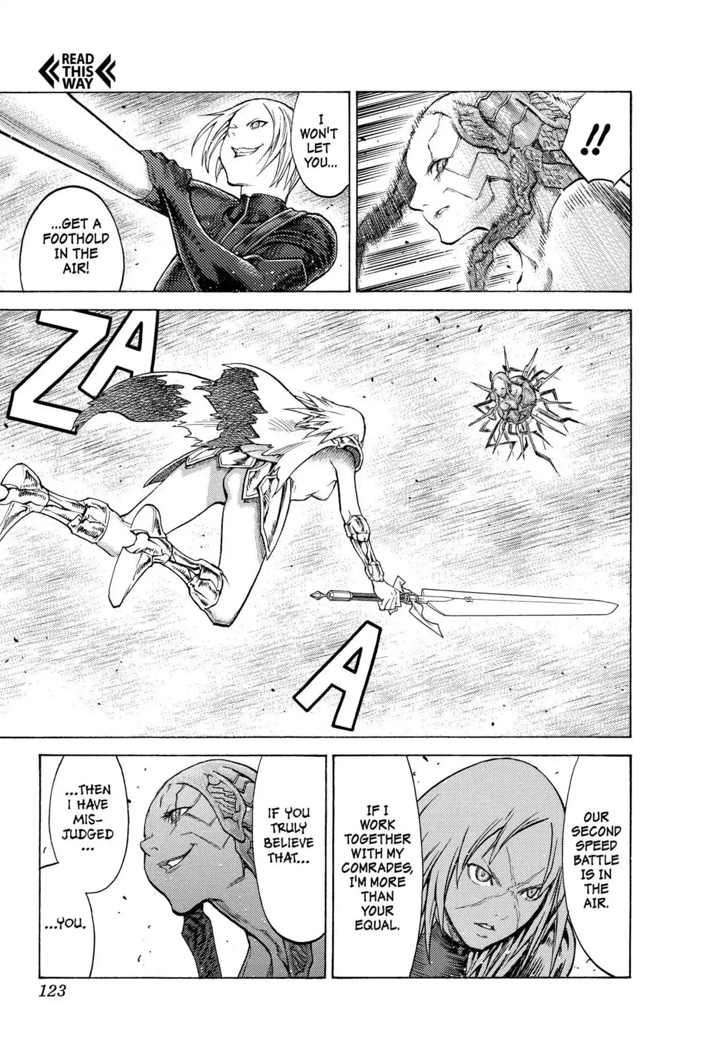 Claymore Chapter 123 page 29 - Chapter 123: Vol.22 Scene 123: Claws and Fangs of the Abyss, Part 4