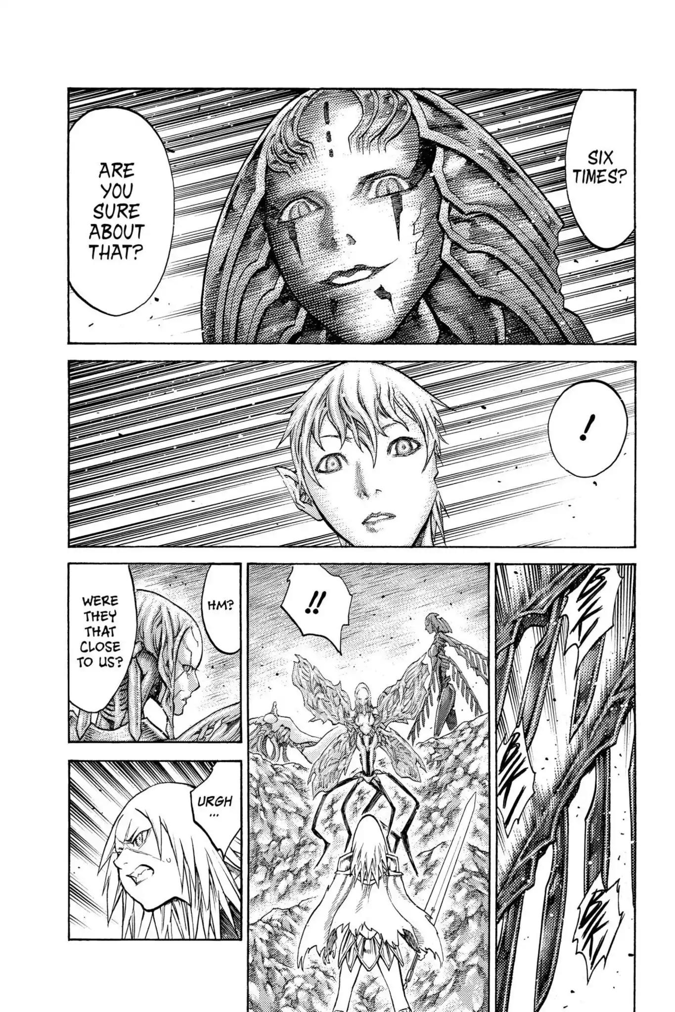 Claymore Chapter 124 page 11 - Chapter 124: Vol.22 Scene 124: Claws and Fangs of the Abyss, Part 5