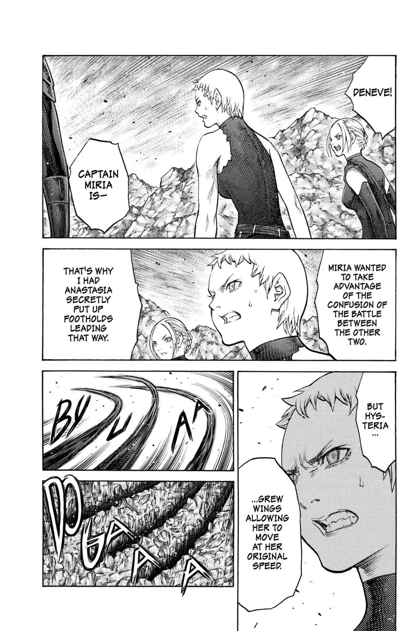 Claymore Chapter 124 page 13 - Chapter 124: Vol.22 Scene 124: Claws and Fangs of the Abyss, Part 5