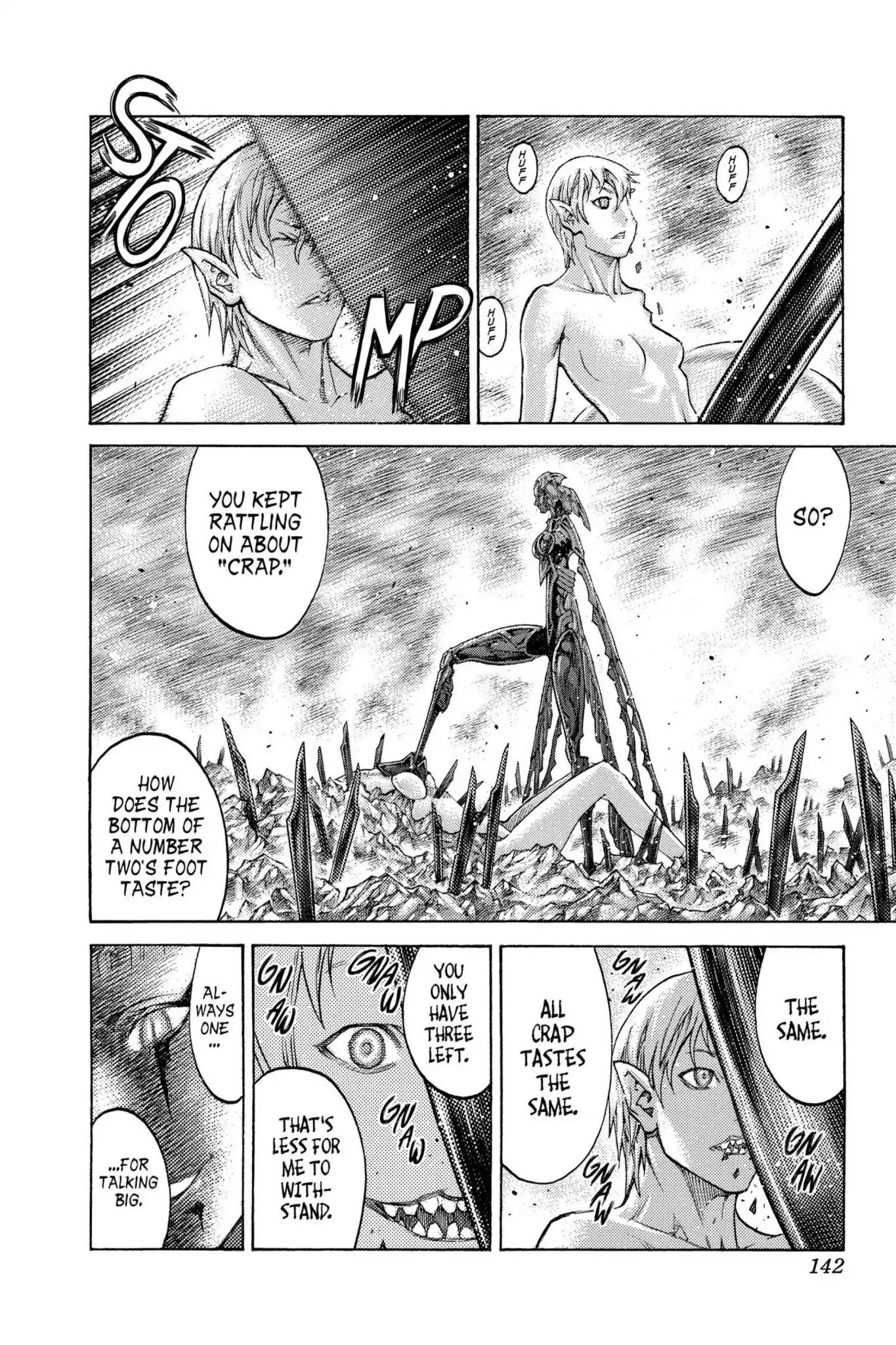 Claymore Chapter 124 page 15 - Chapter 124: Vol.22 Scene 124: Claws and Fangs of the Abyss, Part 5