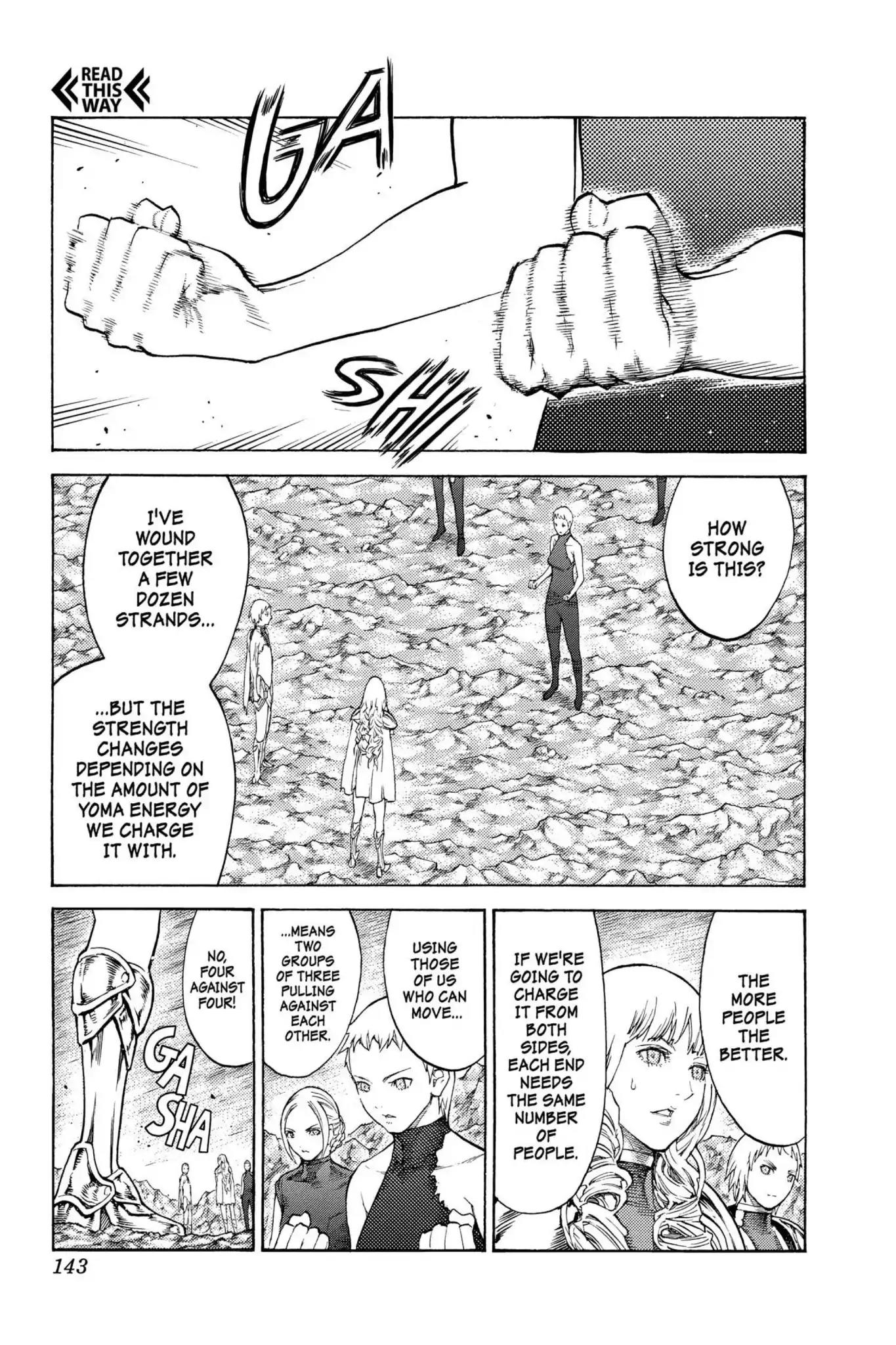 Claymore Chapter 124 page 16 - Chapter 124: Vol.22 Scene 124: Claws and Fangs of the Abyss, Part 5