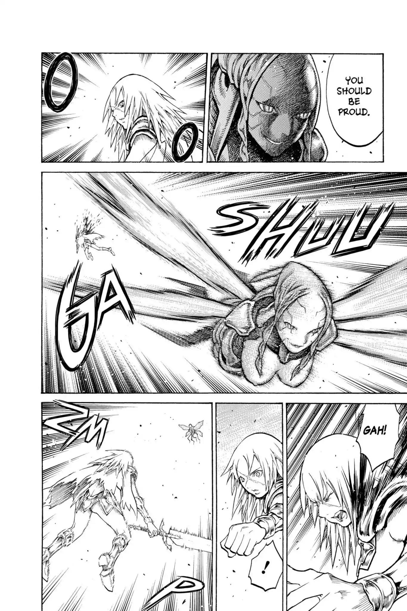 Claymore Chapter 124 page 19 - Chapter 124: Vol.22 Scene 124: Claws and Fangs of the Abyss, Part 5