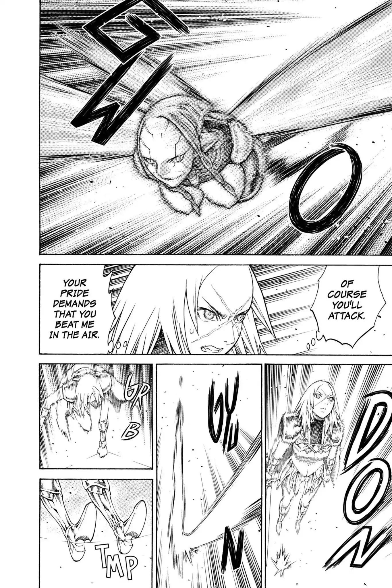 Claymore Chapter 124 page 21 - Chapter 124: Vol.22 Scene 124: Claws and Fangs of the Abyss, Part 5