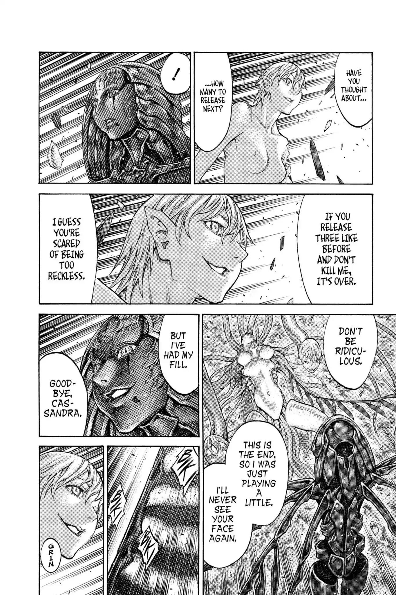 Claymore Chapter 124 page 24 - Chapter 124: Vol.22 Scene 124: Claws and Fangs of the Abyss, Part 5
