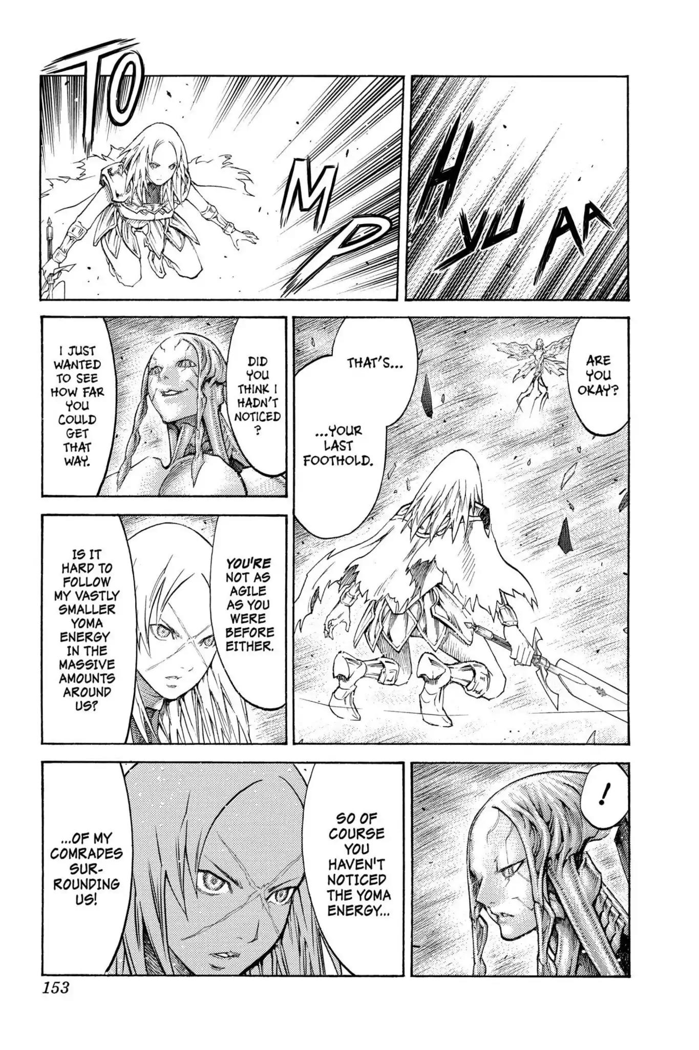 Claymore Chapter 124 page 25 - Chapter 124: Vol.22 Scene 124: Claws and Fangs of the Abyss, Part 5