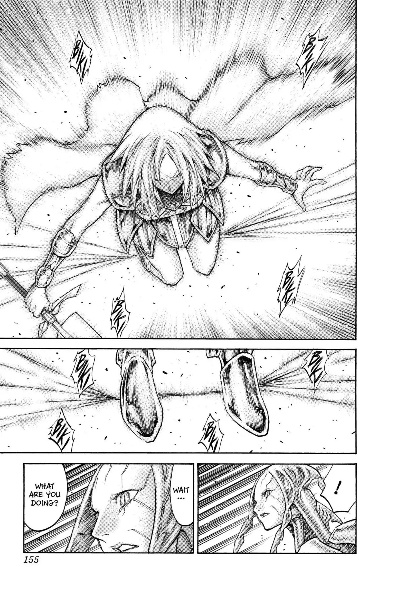 Claymore Chapter 124 page 27 - Chapter 124: Vol.22 Scene 124: Claws and Fangs of the Abyss, Part 5