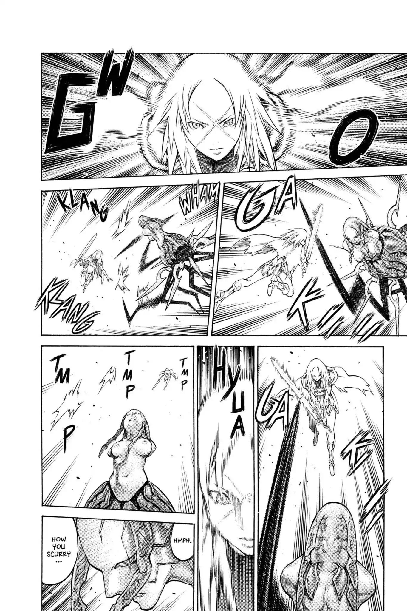 Claymore Chapter 124 page 3 - Chapter 124: Vol.22 Scene 124: Claws and Fangs of the Abyss, Part 5