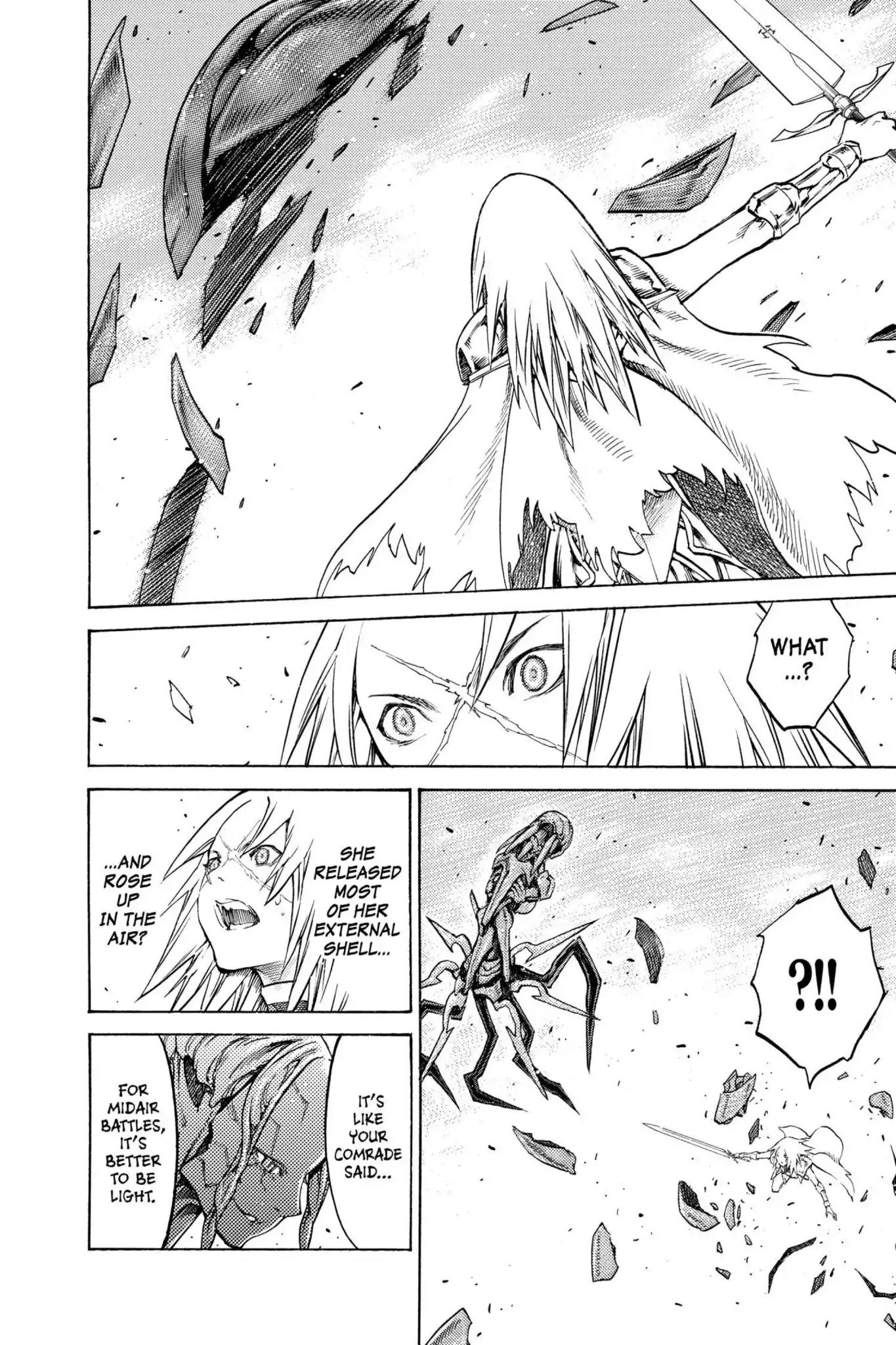 Claymore Chapter 124 page 7 - Chapter 124: Vol.22 Scene 124: Claws and Fangs of the Abyss, Part 5