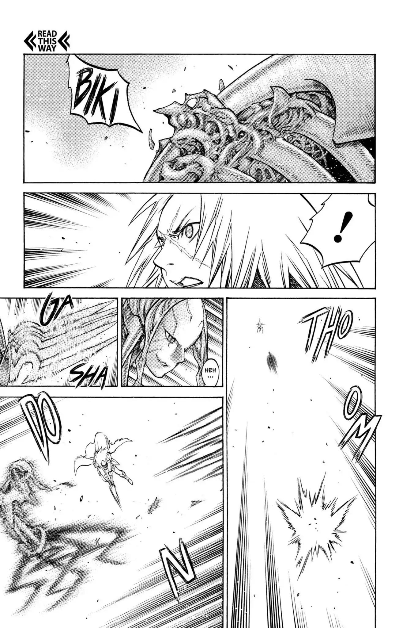 Claymore Chapter 124 page 8 - Chapter 124: Vol.22 Scene 124: Claws and Fangs of the Abyss, Part 5