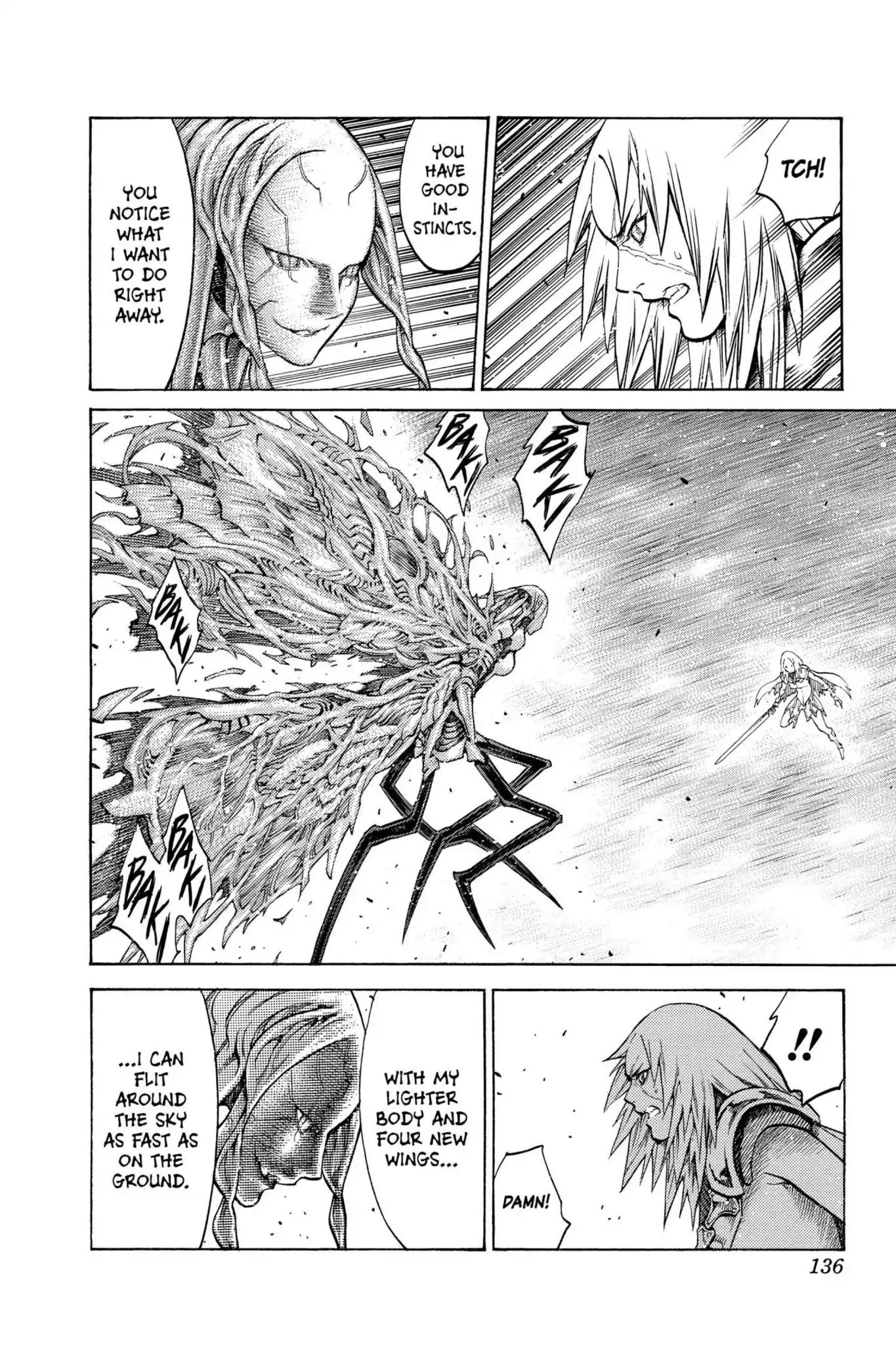 Claymore Chapter 124 page 9 - Chapter 124: Vol.22 Scene 124: Claws and Fangs of the Abyss, Part 5