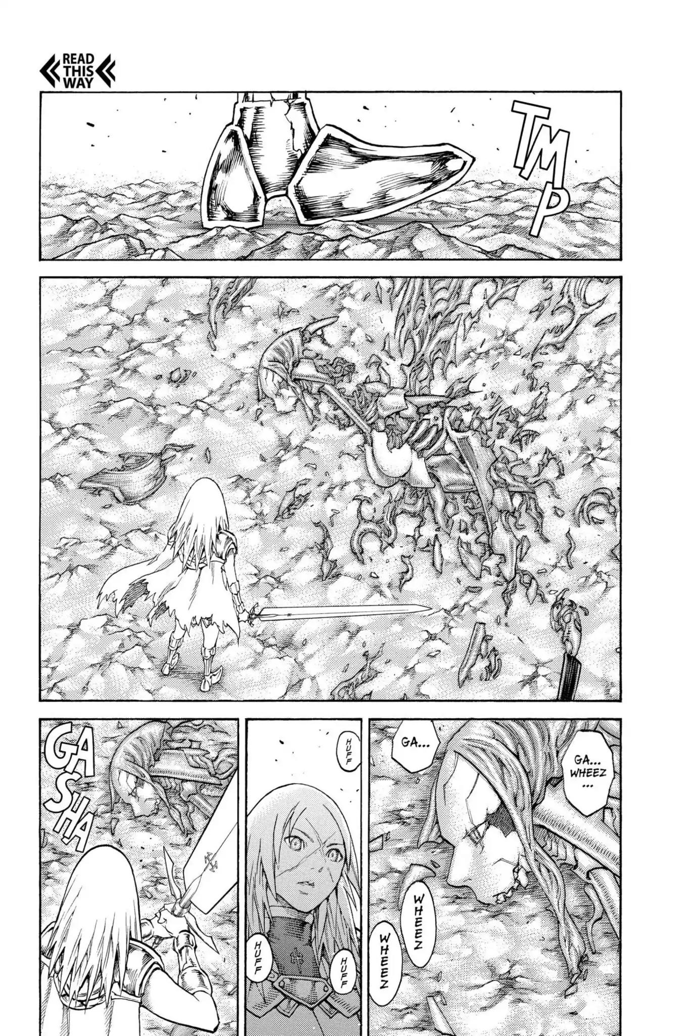 Claymore Chapter 125 page 13 - Chapter 125: Vol.22 Scene 125: Claws and Fangs of the Abyss, Part 6