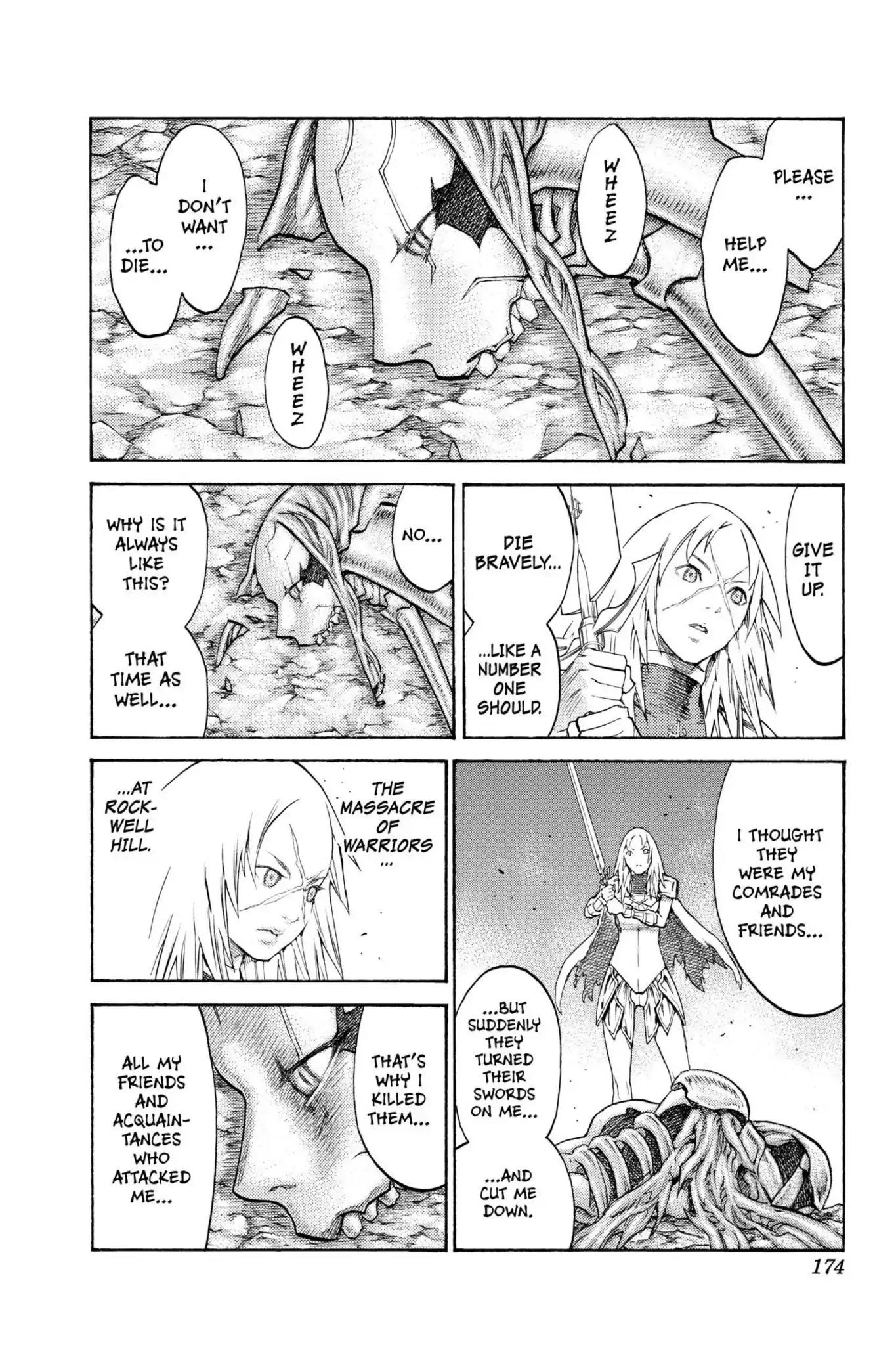 Claymore Chapter 125 page 14 - Chapter 125: Vol.22 Scene 125: Claws and Fangs of the Abyss, Part 6