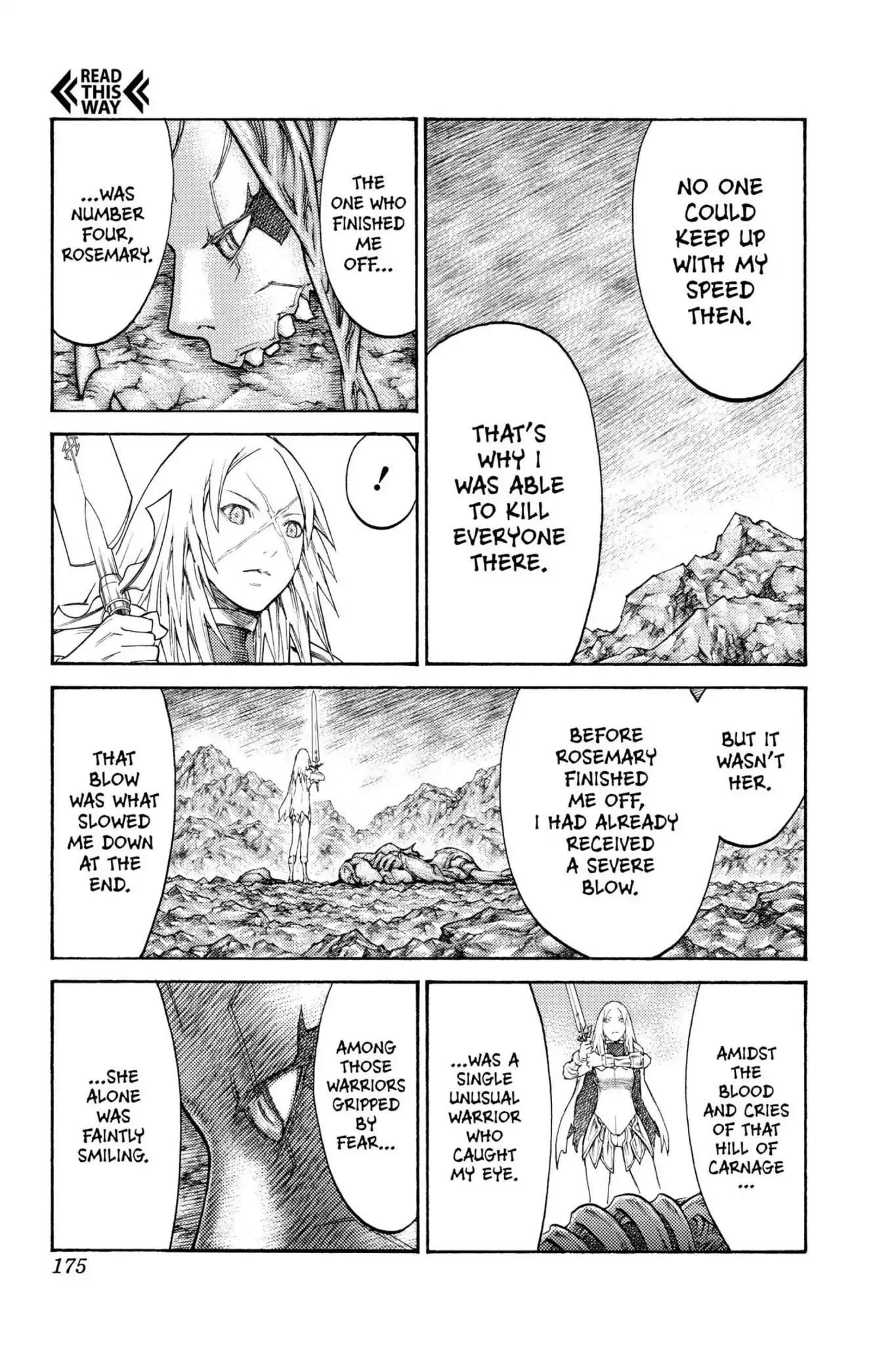 Claymore Chapter 125 page 15 - Chapter 125: Vol.22 Scene 125: Claws and Fangs of the Abyss, Part 6