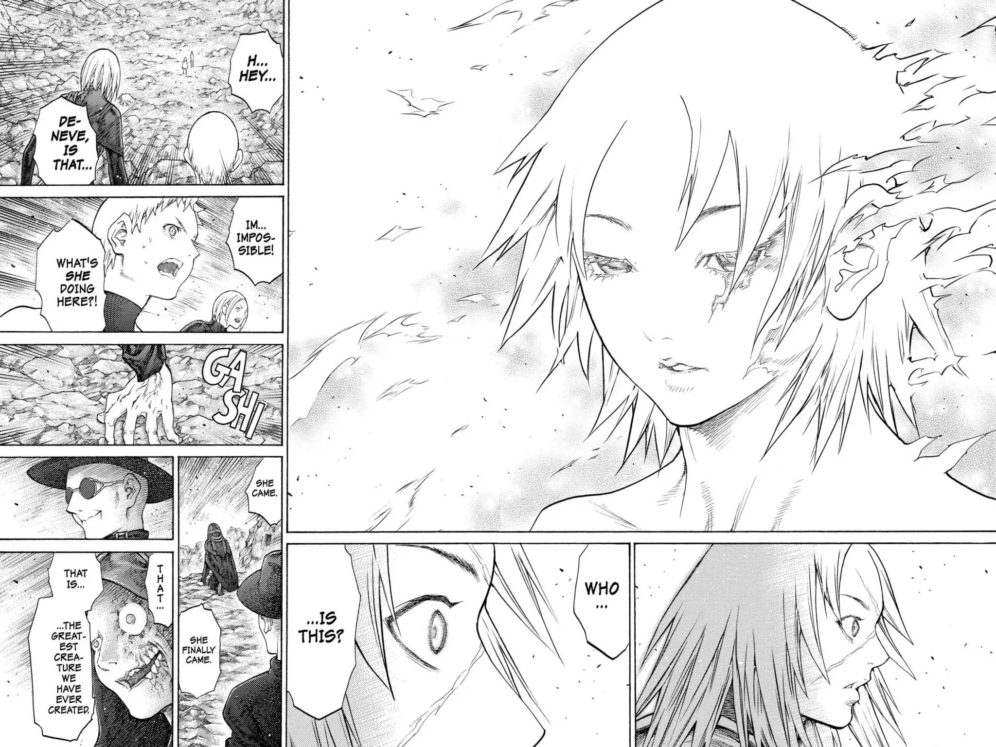 Claymore Chapter 125 page 19 - Chapter 125: Vol.22 Scene 125: Claws and Fangs of the Abyss, Part 6