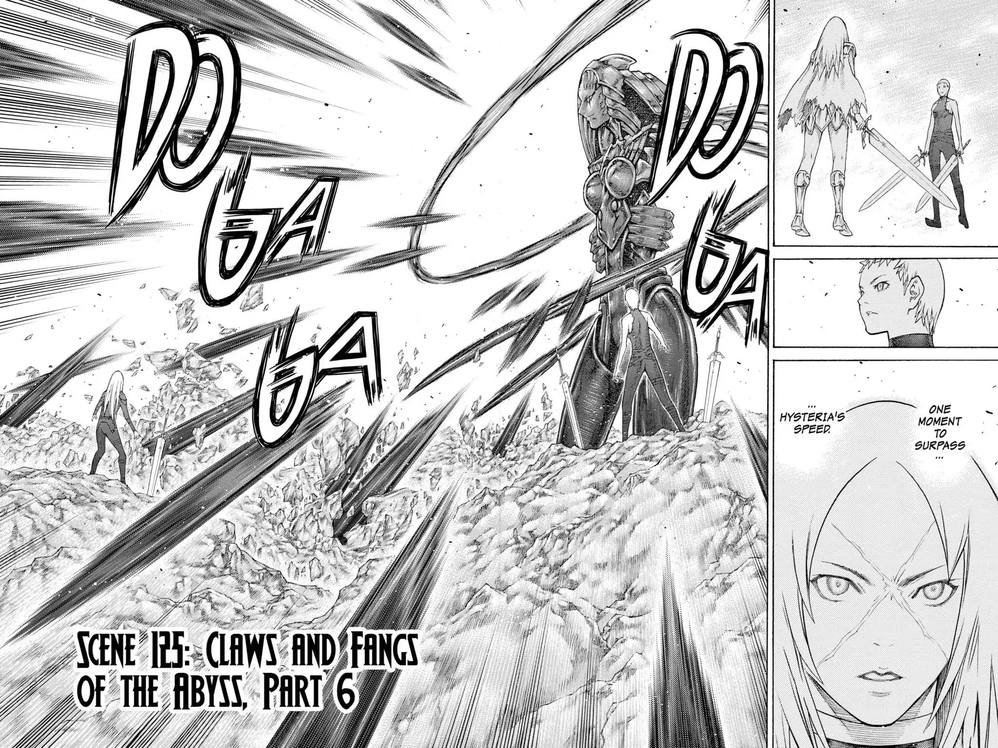 Claymore Chapter 125 page 2 - Chapter 125: Vol.22 Scene 125: Claws and Fangs of the Abyss, Part 6