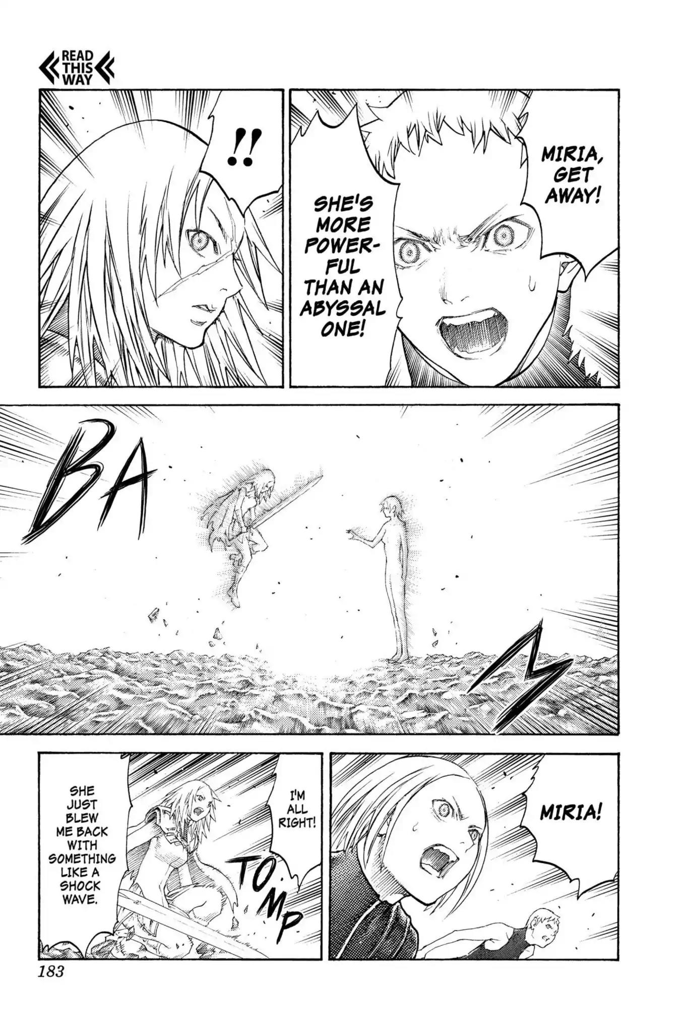 Claymore Chapter 125 page 21 - Chapter 125: Vol.22 Scene 125: Claws and Fangs of the Abyss, Part 6