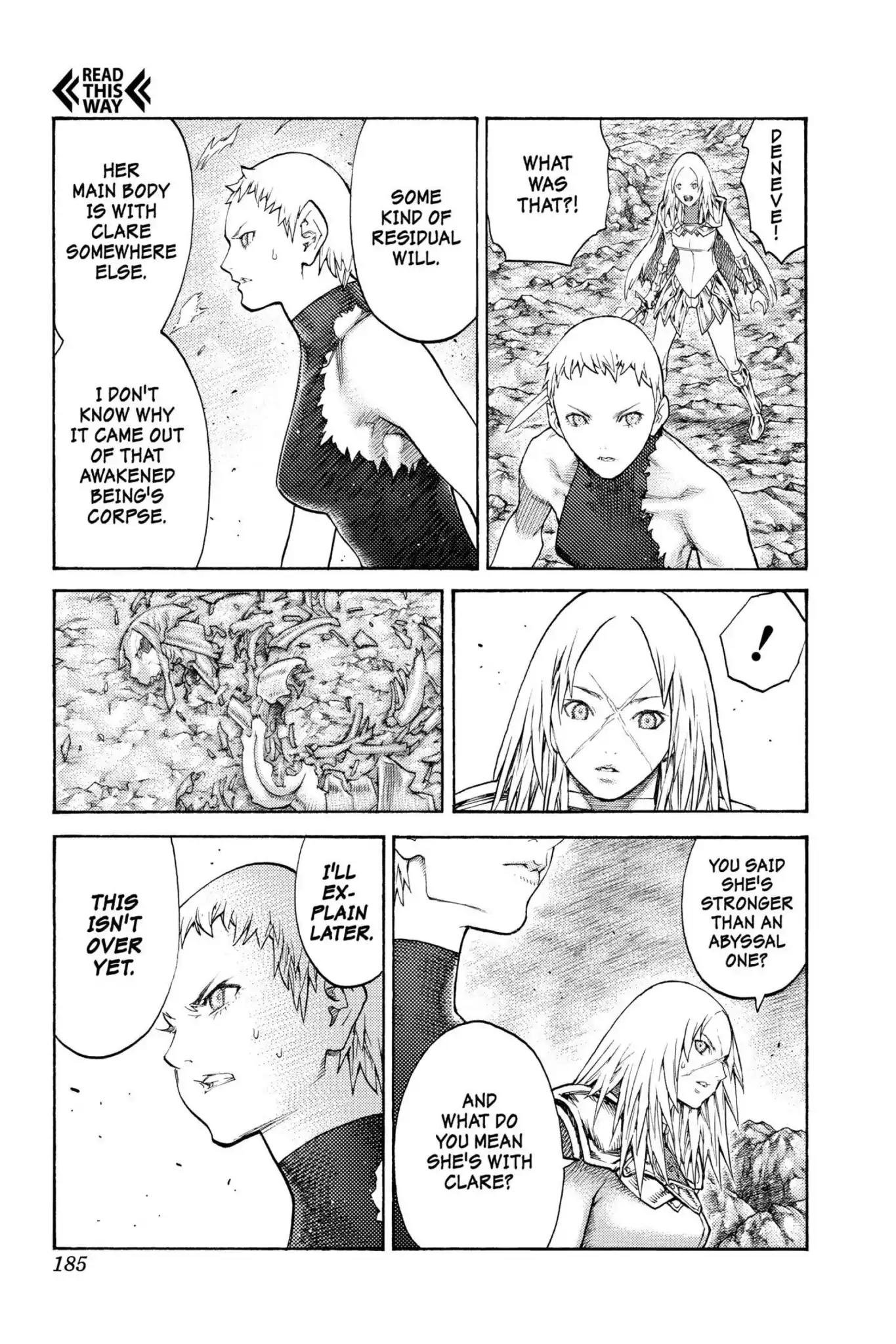 Claymore Chapter 125 page 23 - Chapter 125: Vol.22 Scene 125: Claws and Fangs of the Abyss, Part 6