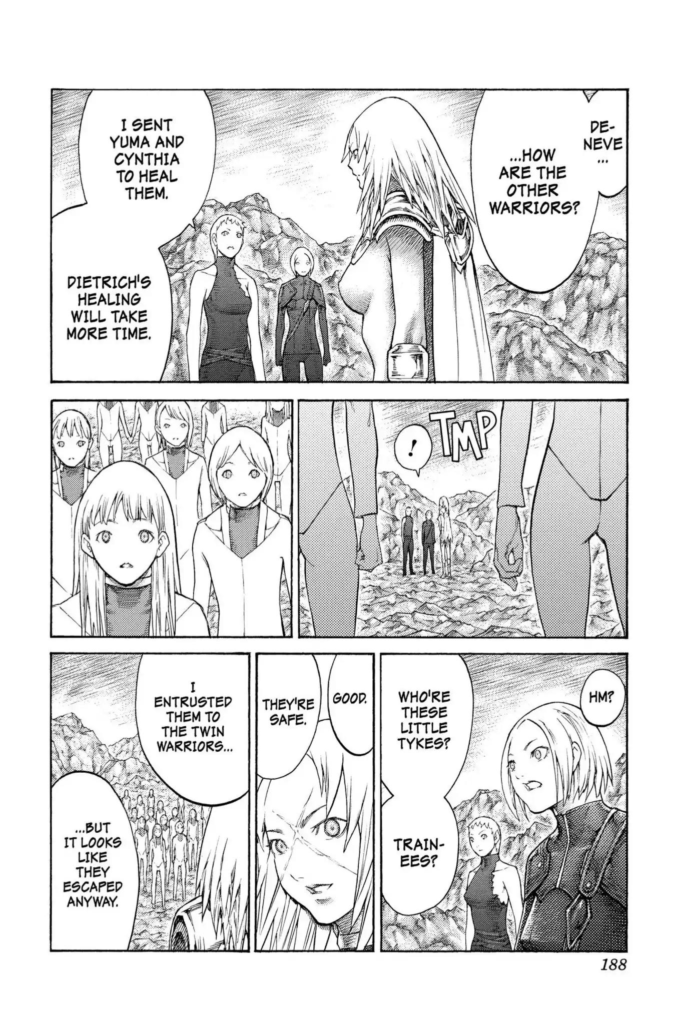 Claymore Chapter 125 page 26 - Chapter 125: Vol.22 Scene 125: Claws and Fangs of the Abyss, Part 6