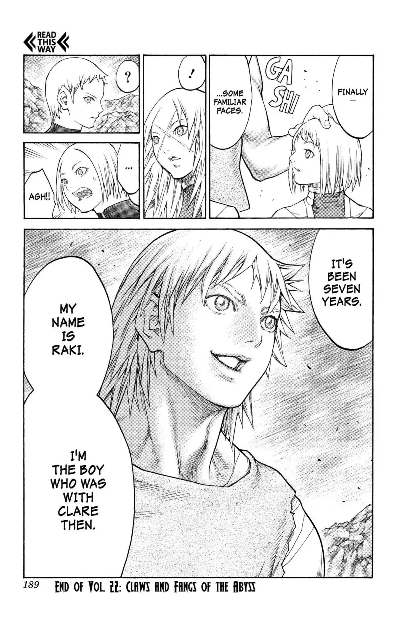 Claymore Chapter 125 page 27 - Chapter 125: Vol.22 Scene 125: Claws and Fangs of the Abyss, Part 6