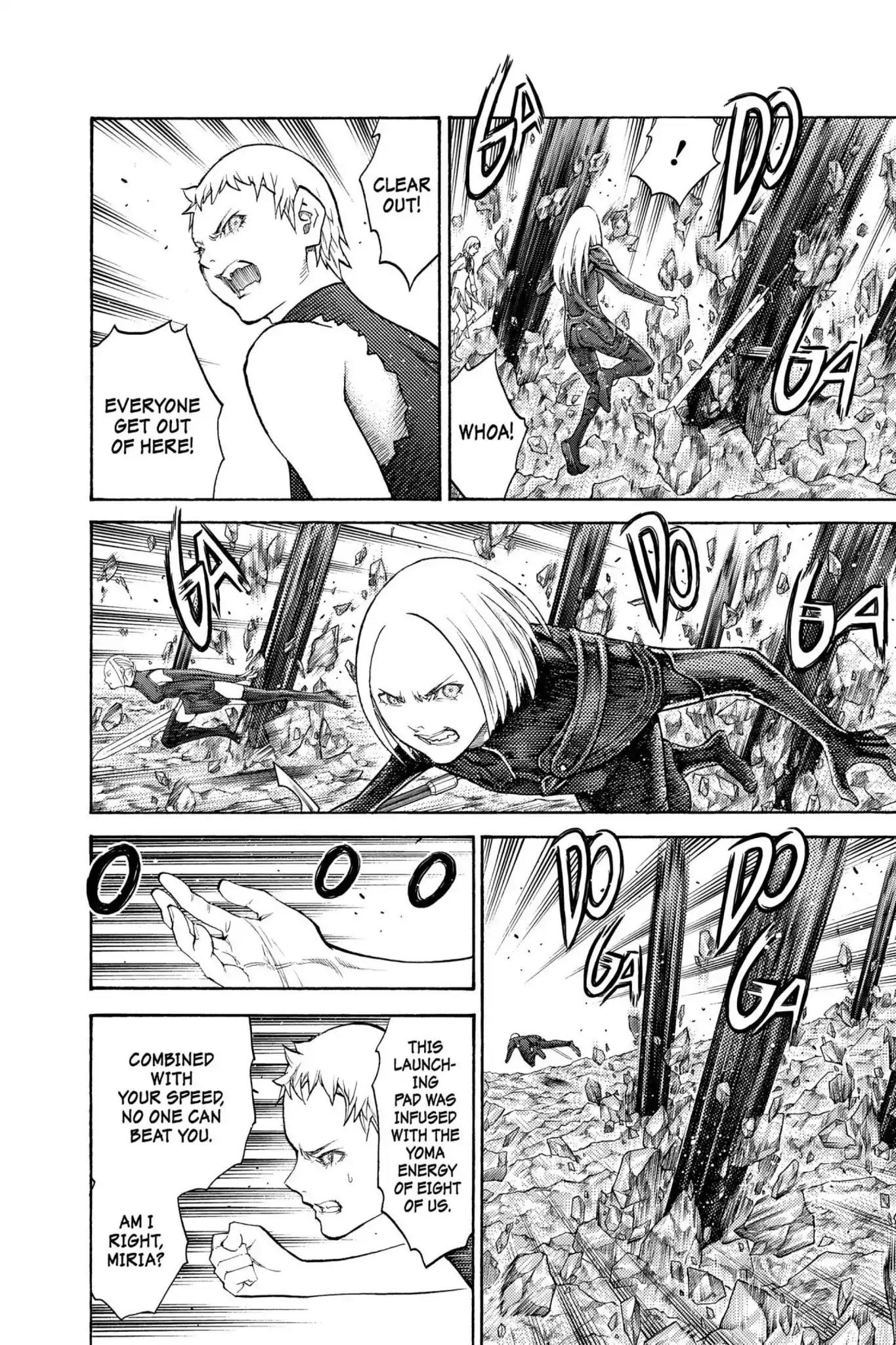 Claymore Chapter 125 page 3 - Chapter 125: Vol.22 Scene 125: Claws and Fangs of the Abyss, Part 6