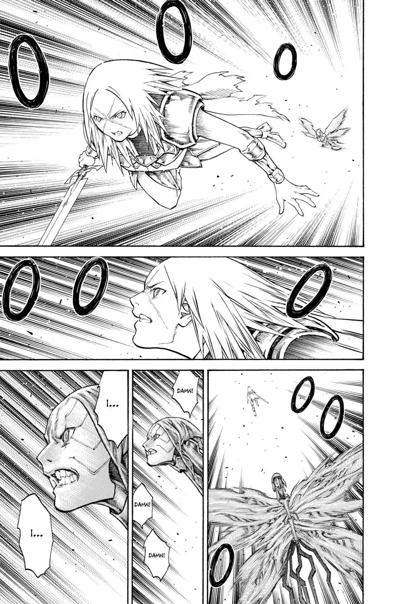 Claymore Chapter 125 page 4 - Chapter 125: Vol.22 Scene 125: Claws and Fangs of the Abyss, Part 6