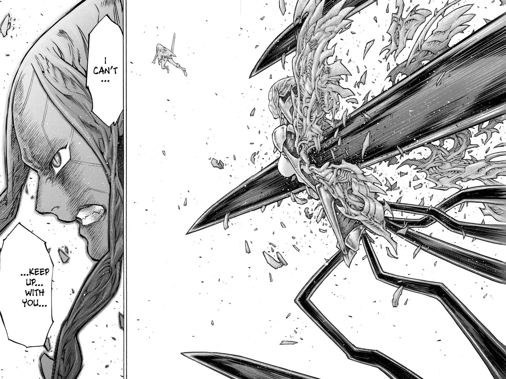 Claymore Chapter 125 page 5 - Chapter 125: Vol.22 Scene 125: Claws and Fangs of the Abyss, Part 6
