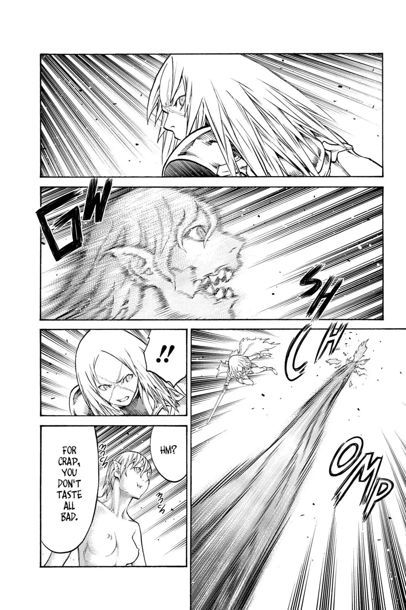 Claymore Chapter 125 page 6 - Chapter 125: Vol.22 Scene 125: Claws and Fangs of the Abyss, Part 6