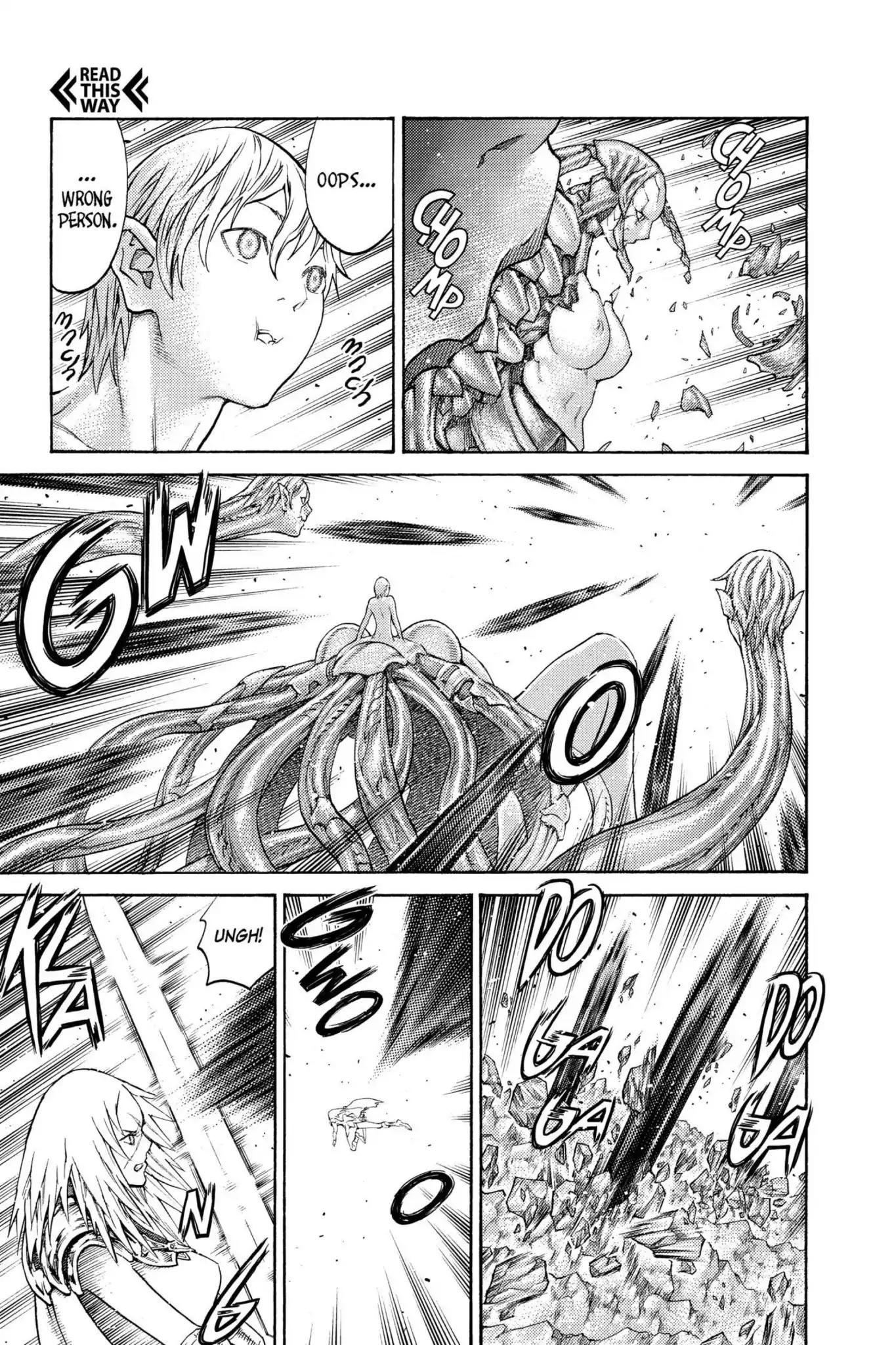 Claymore Chapter 125 page 7 - Chapter 125: Vol.22 Scene 125: Claws and Fangs of the Abyss, Part 6