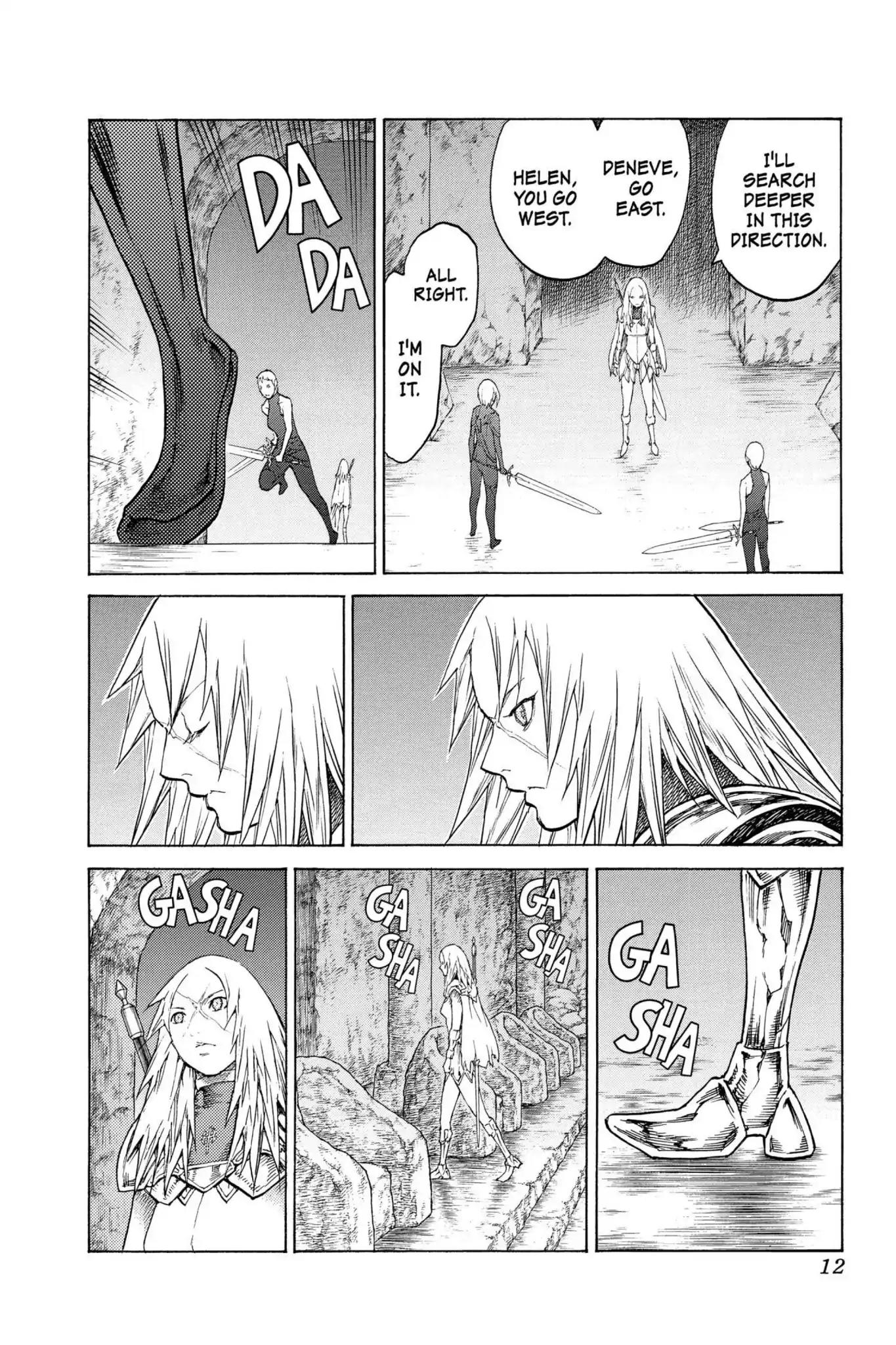 Claymore Chapter 126 page 11 - Chapter 126: Vol.23 Scene 126: Claws and Fangs of the Abyss, Part 7