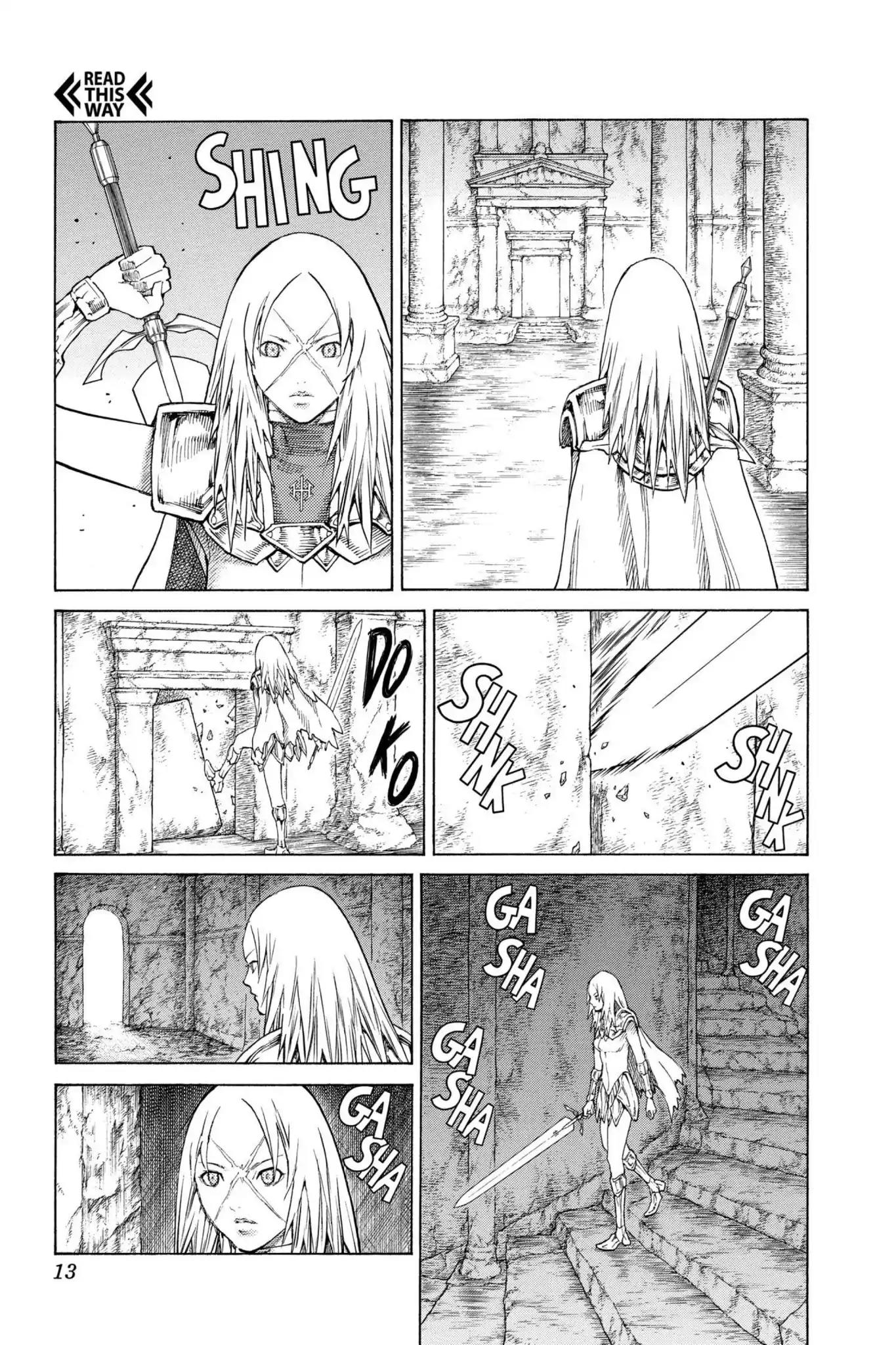 Claymore Chapter 126 page 12 - Chapter 126: Vol.23 Scene 126: Claws and Fangs of the Abyss, Part 7