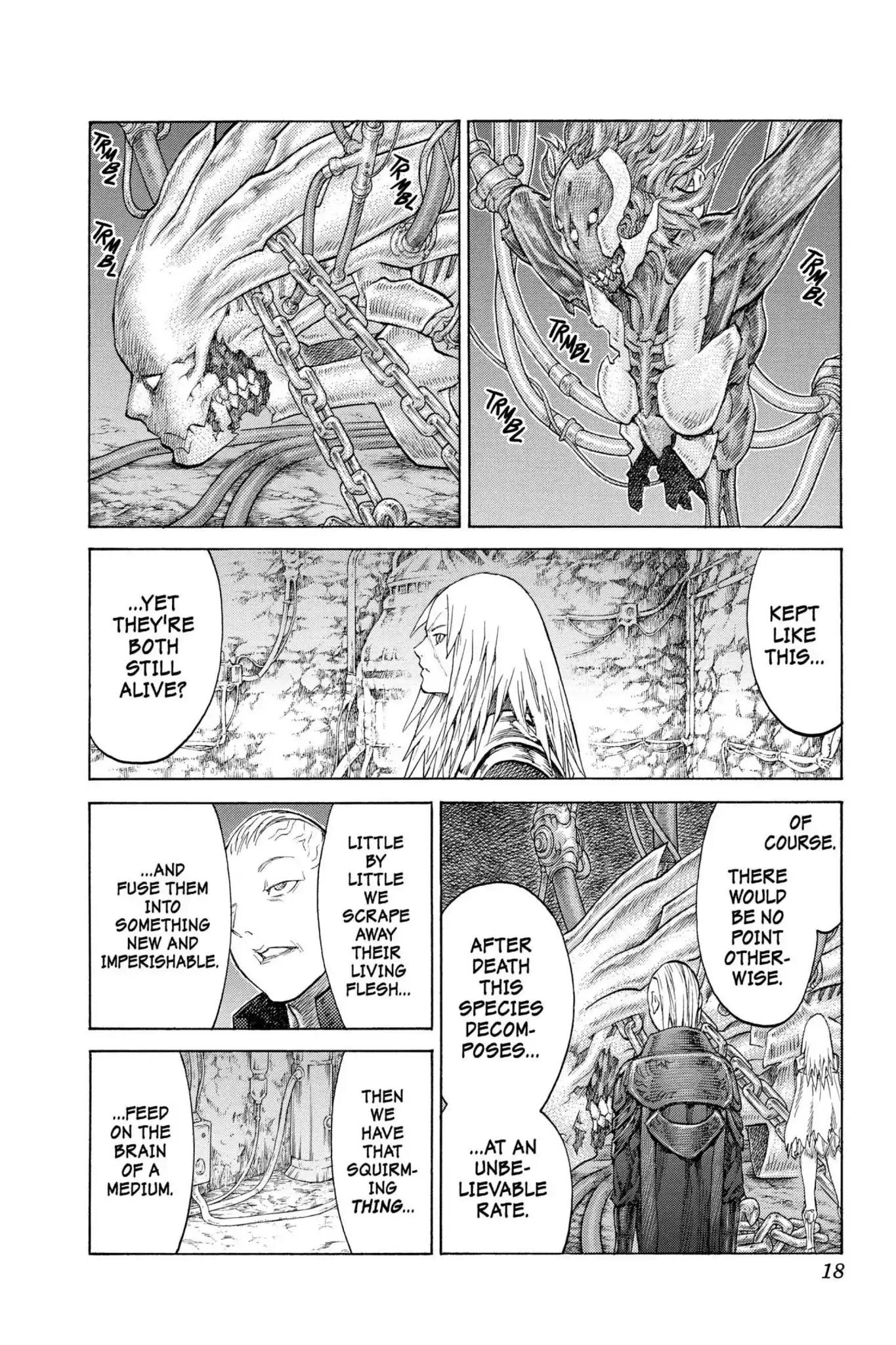 Claymore Chapter 126 page 16 - Chapter 126: Vol.23 Scene 126: Claws and Fangs of the Abyss, Part 7