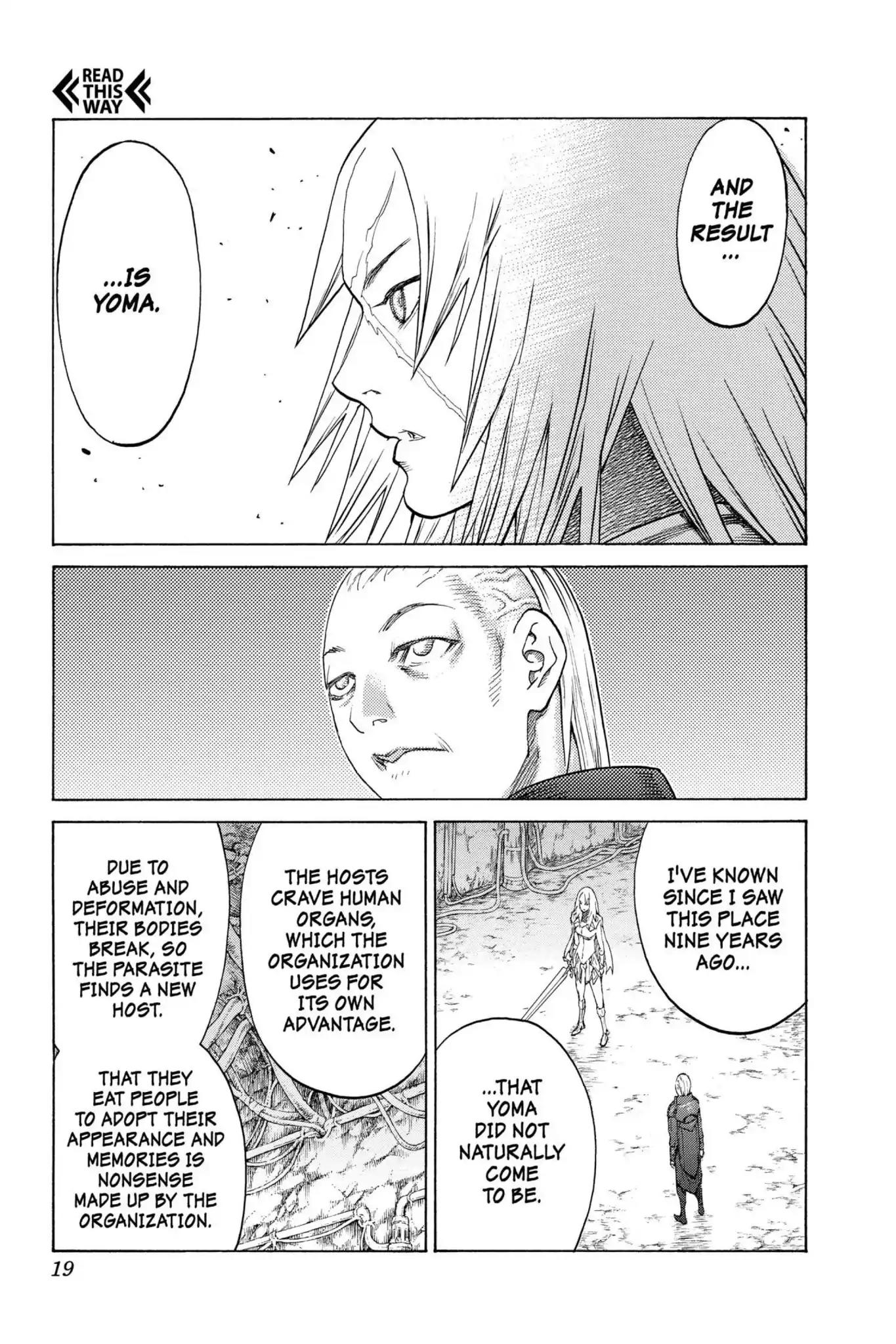 Claymore Chapter 126 page 17 - Chapter 126: Vol.23 Scene 126: Claws and Fangs of the Abyss, Part 7