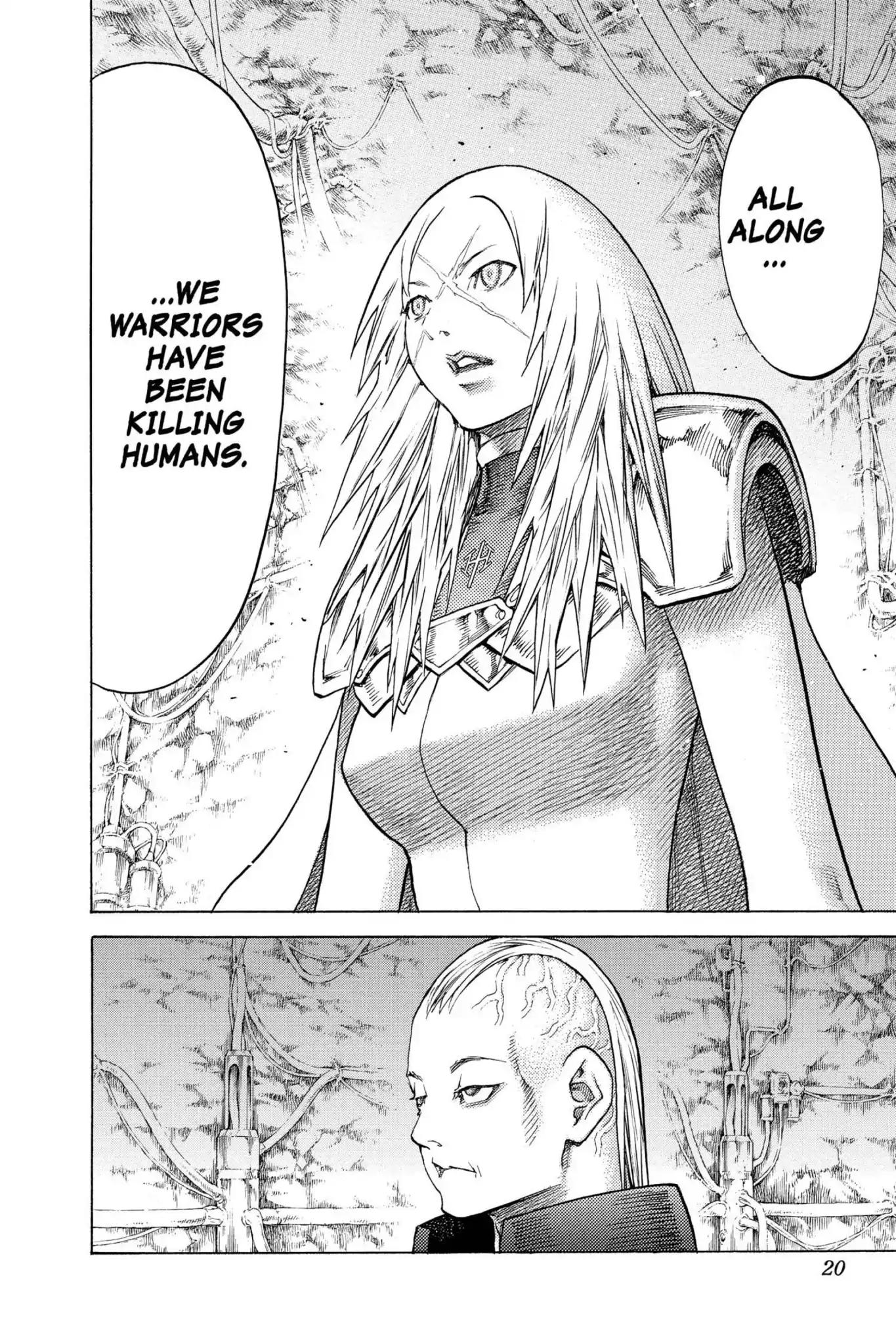 Claymore Chapter 126 page 18 - Chapter 126: Vol.23 Scene 126: Claws and Fangs of the Abyss, Part 7